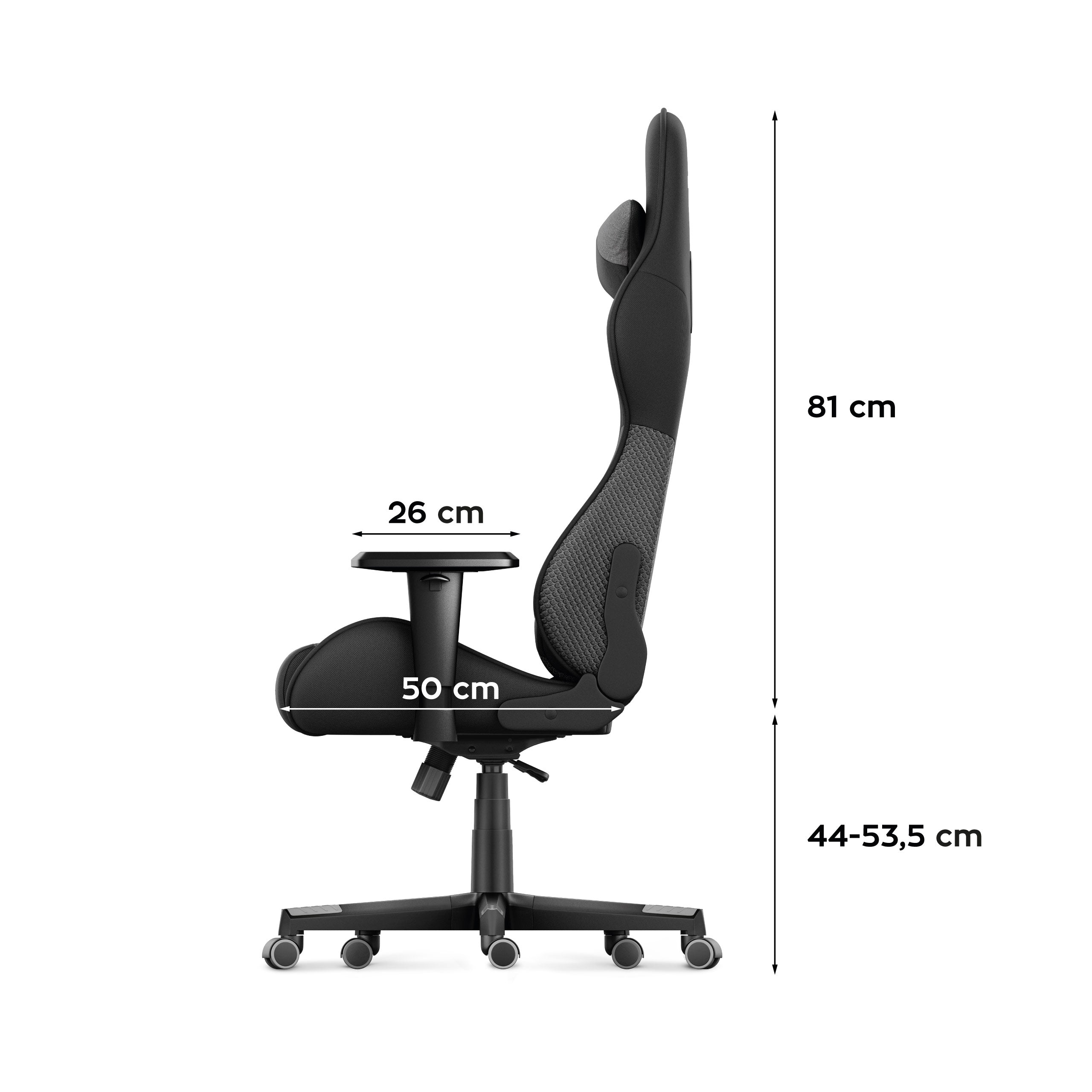 Sillón gaming HUZARO FORCE 6.2 Grey Mesh