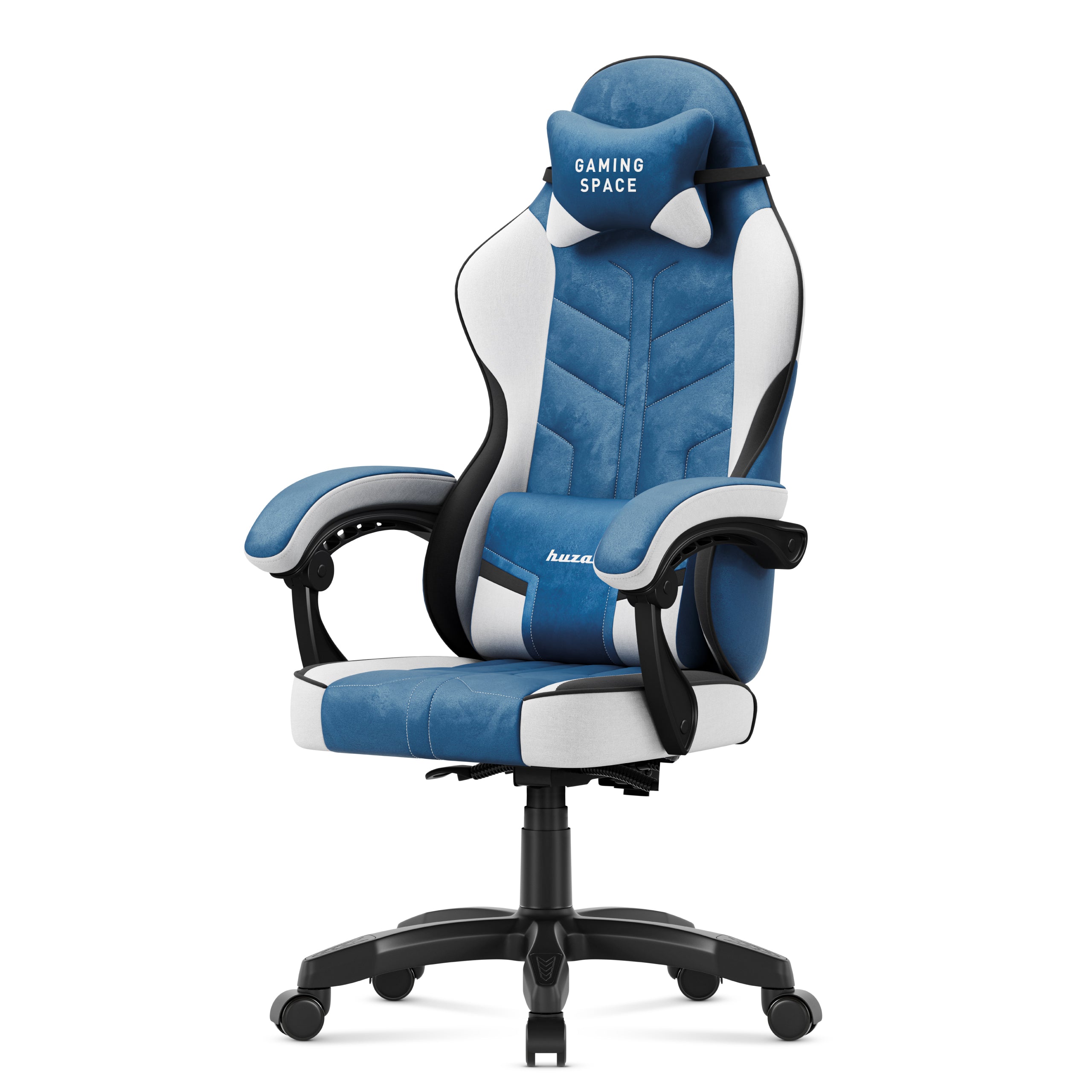 Sillón gaming de terciopelo Huzaro Force 2.7 Blue