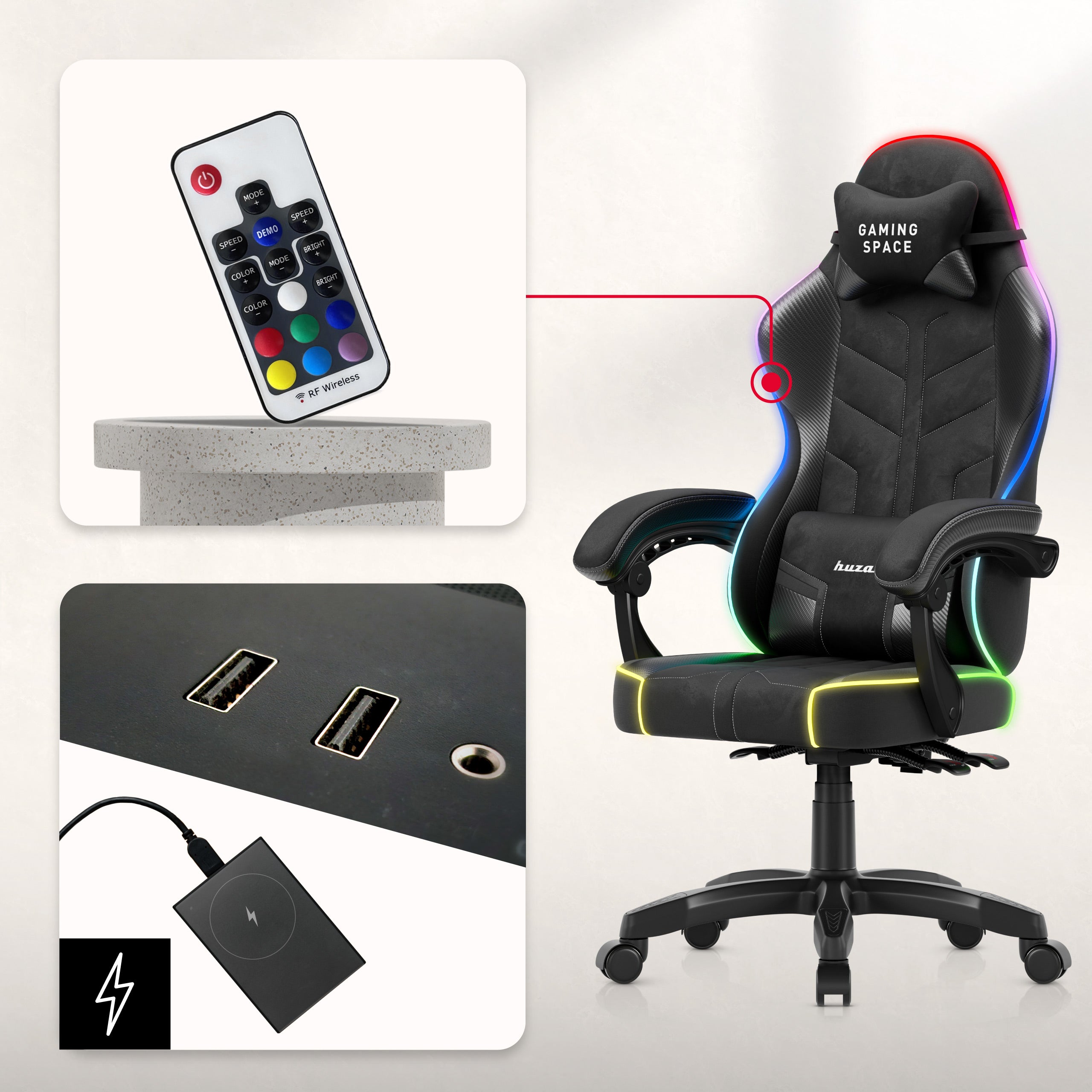 Iluminación RGB para videojuegos