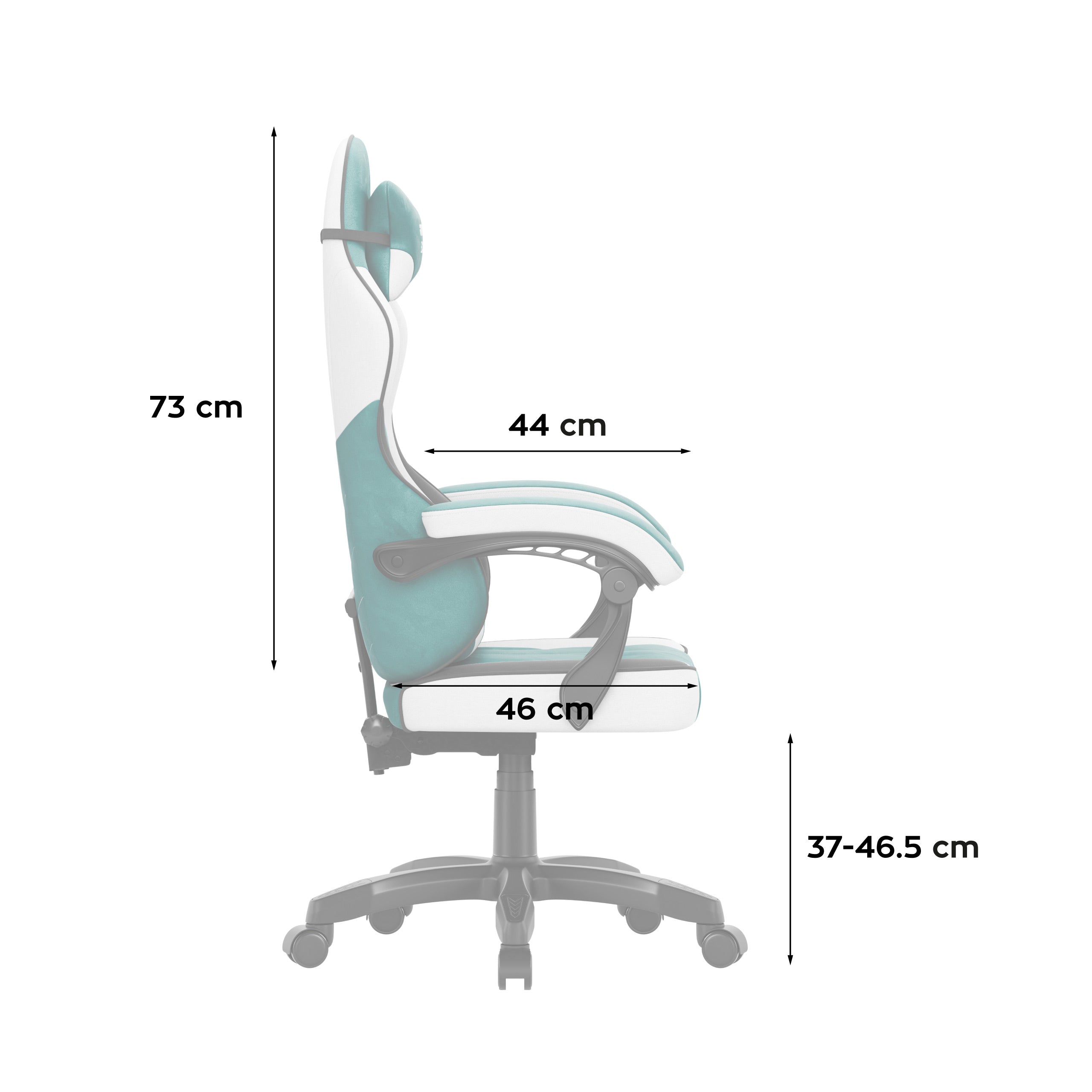 Sillón gaming de terciopelo Huzaro Force 2.7 Green