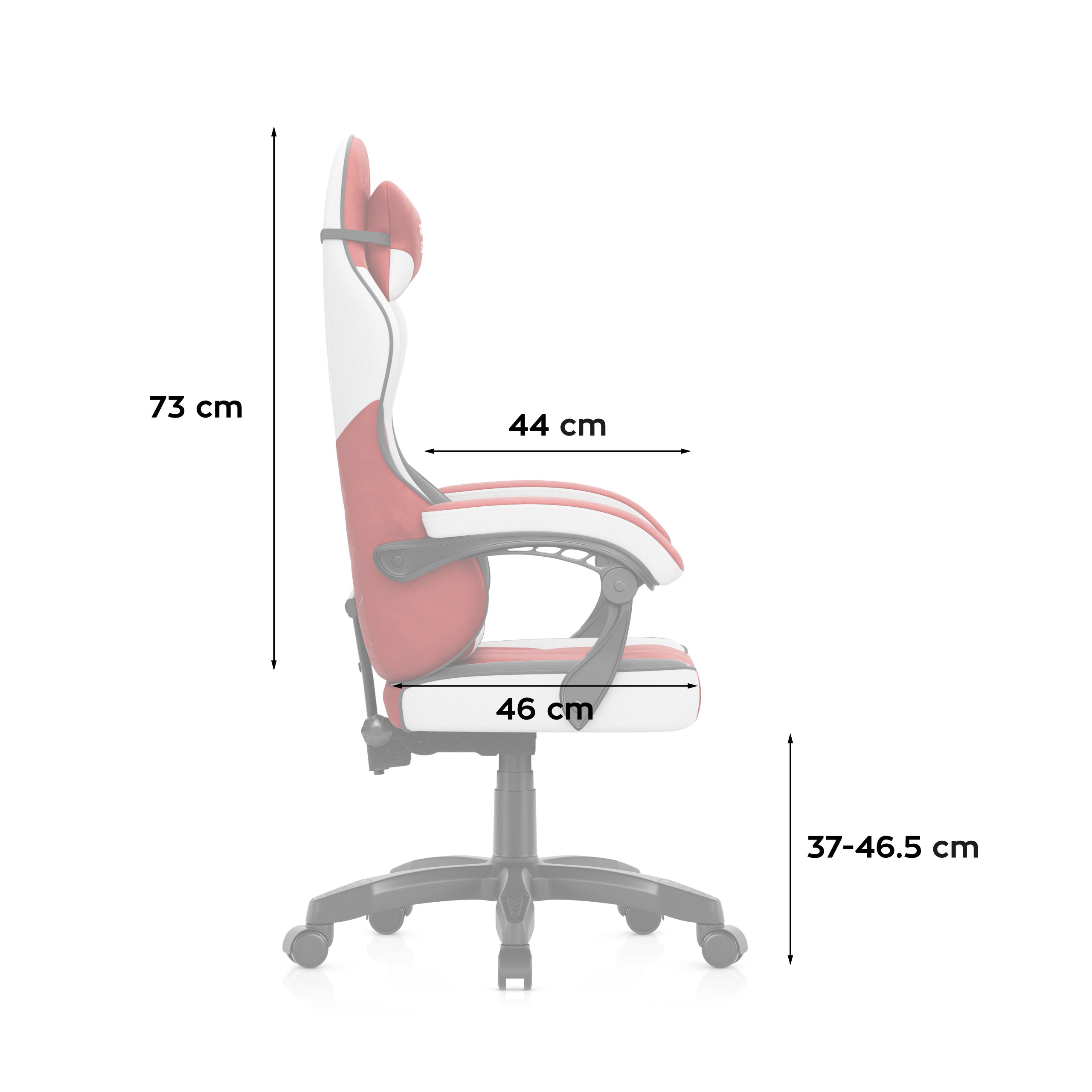 Sillón gaming de terciopelo Huzaro Force 2.7 Rojo