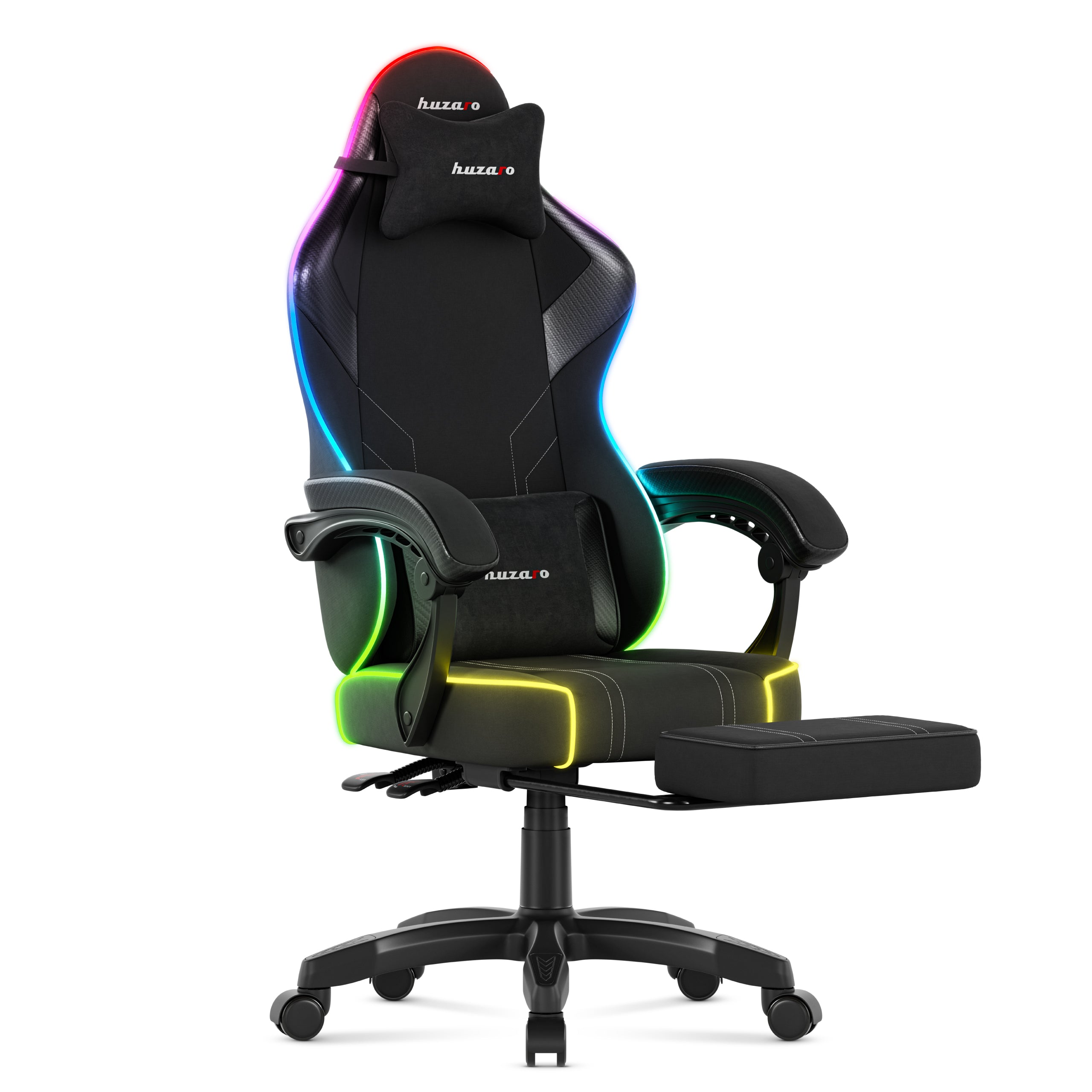 Sillón gaming Huzaro Force 3.7 RGB Negro
