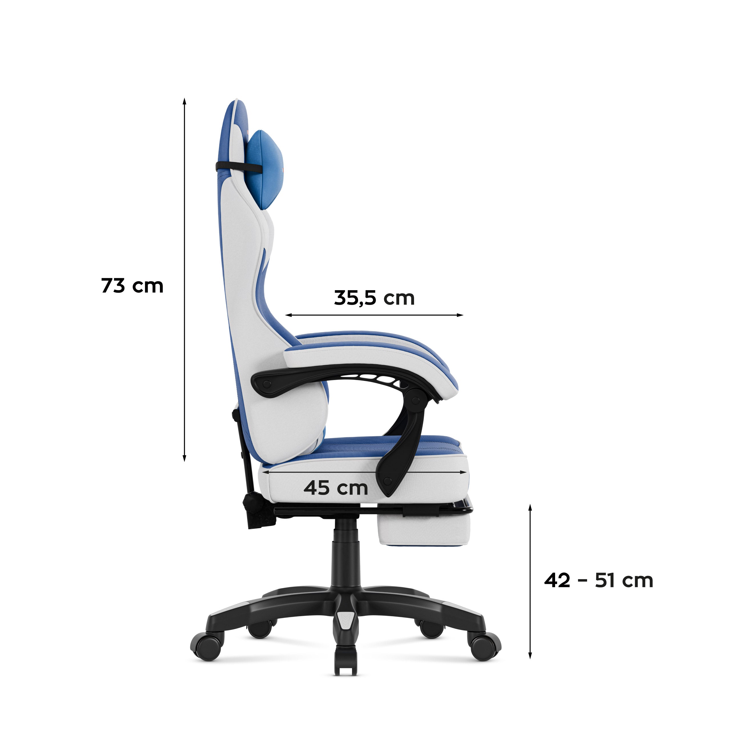 Sillón gaming Huzaro Force 3.7 Blue