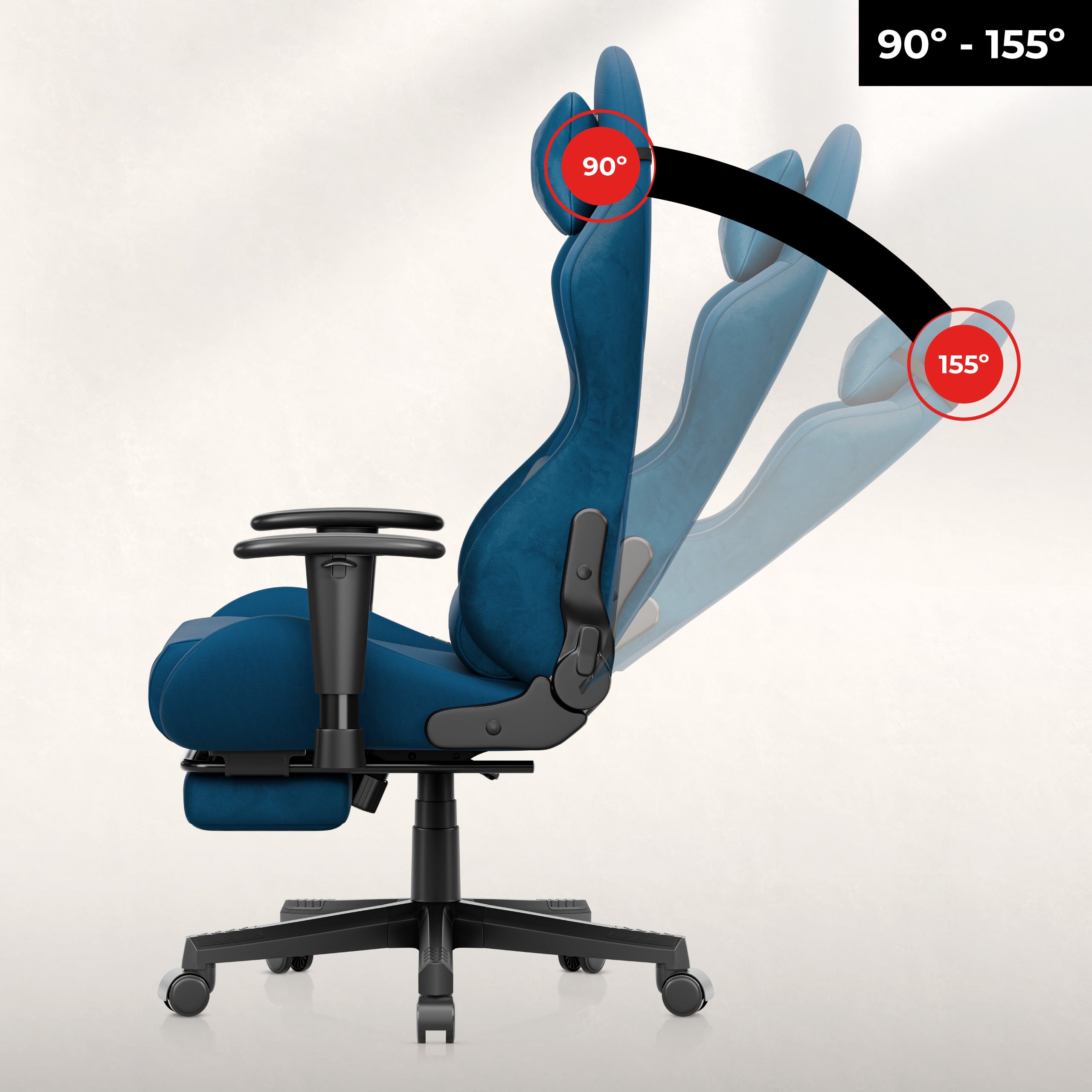 Función Gravity Duo: inclinación del respaldo hasta 155°