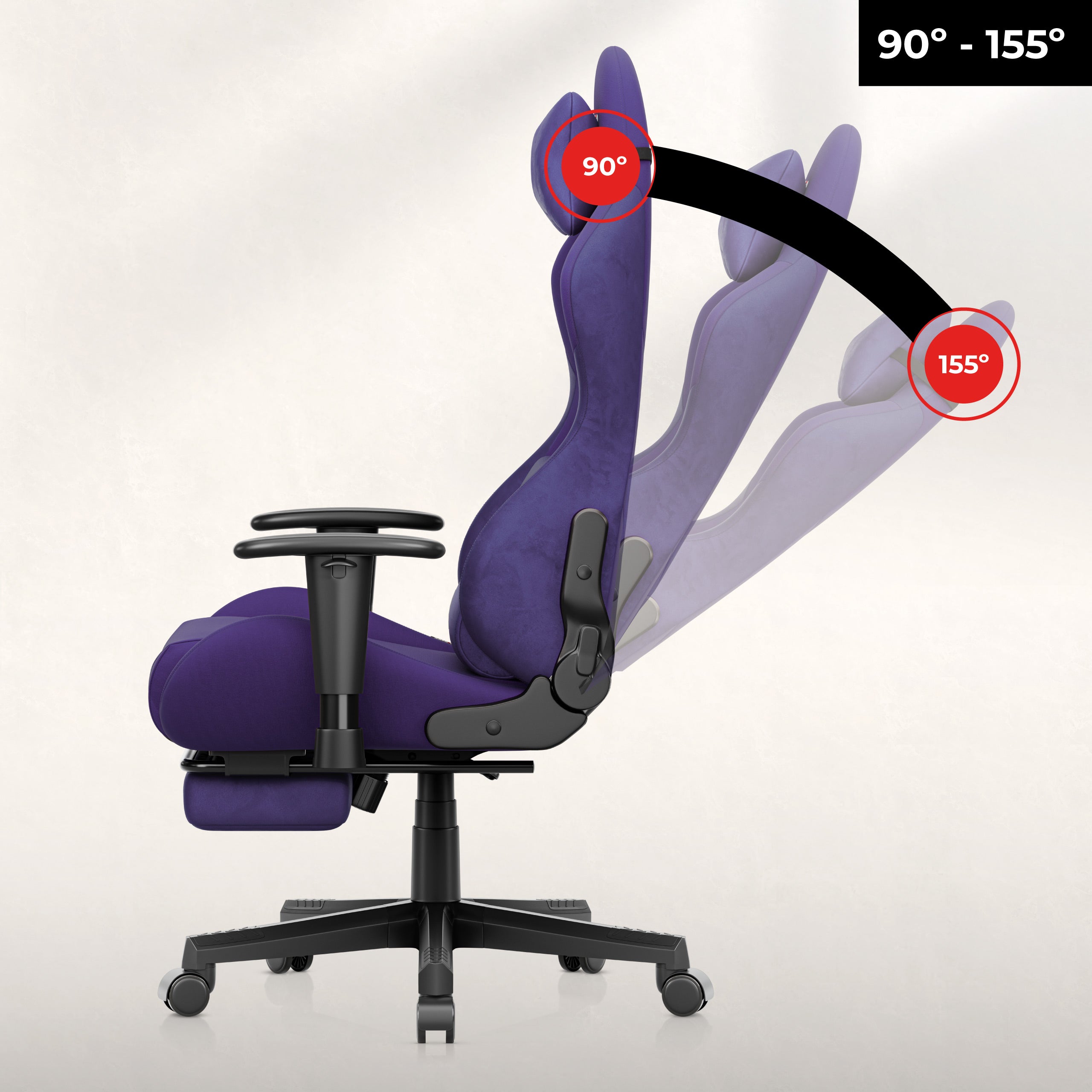 Función Gravity Duo: inclinación del respaldo hasta 155°