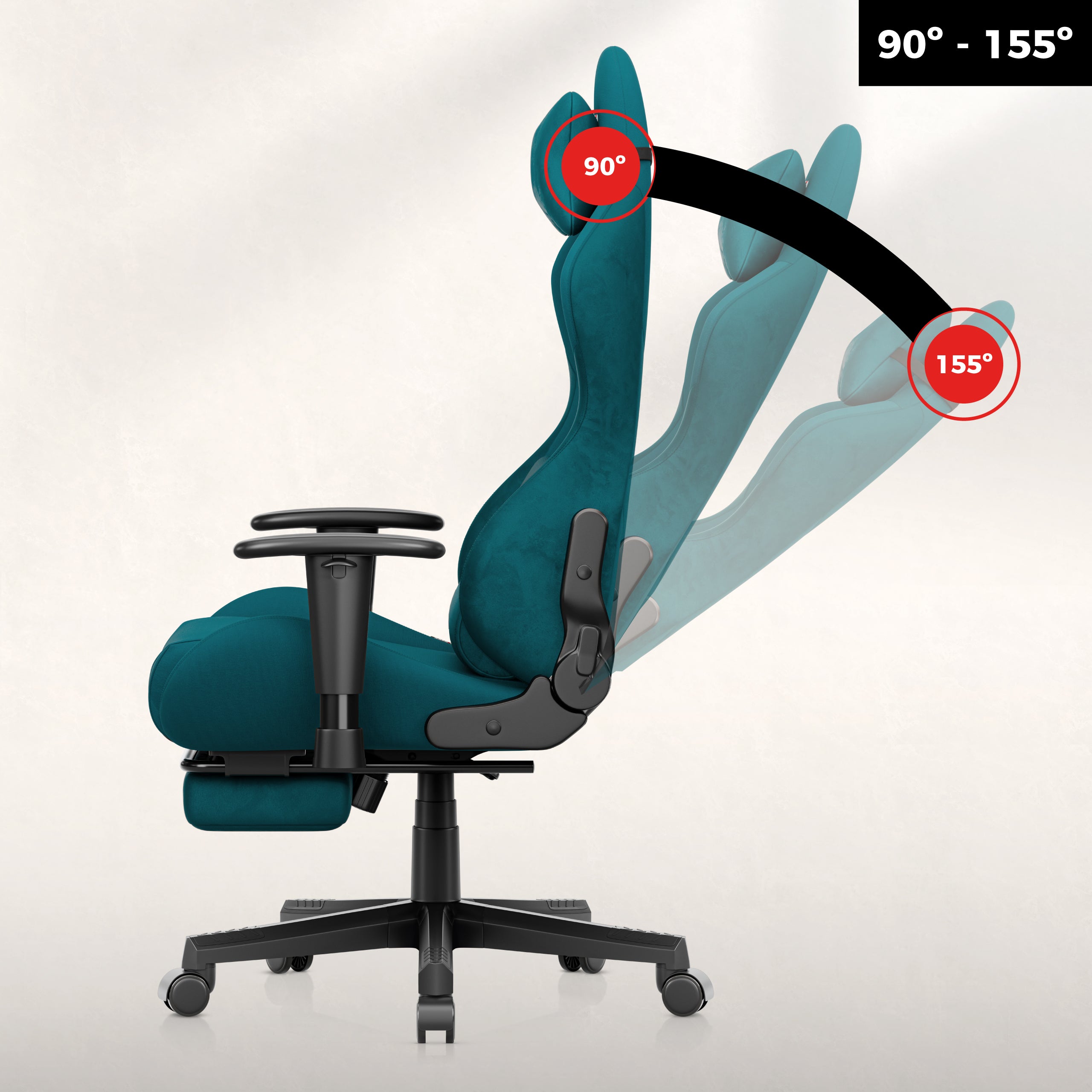 Función Gravity Duo: inclinación del respaldo hasta 155°