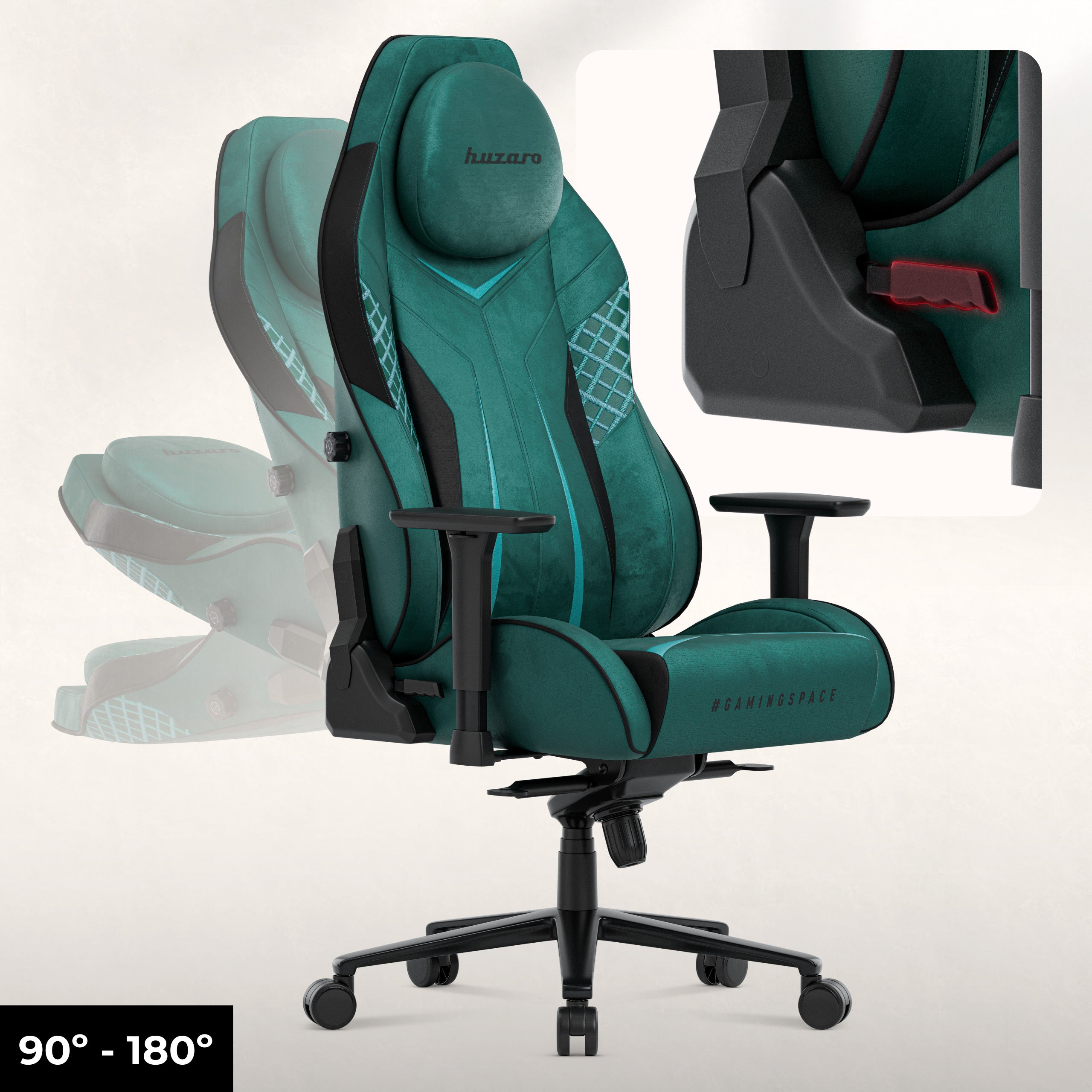 Sillón gaming de ante Huzaro Force 8.3 Green
