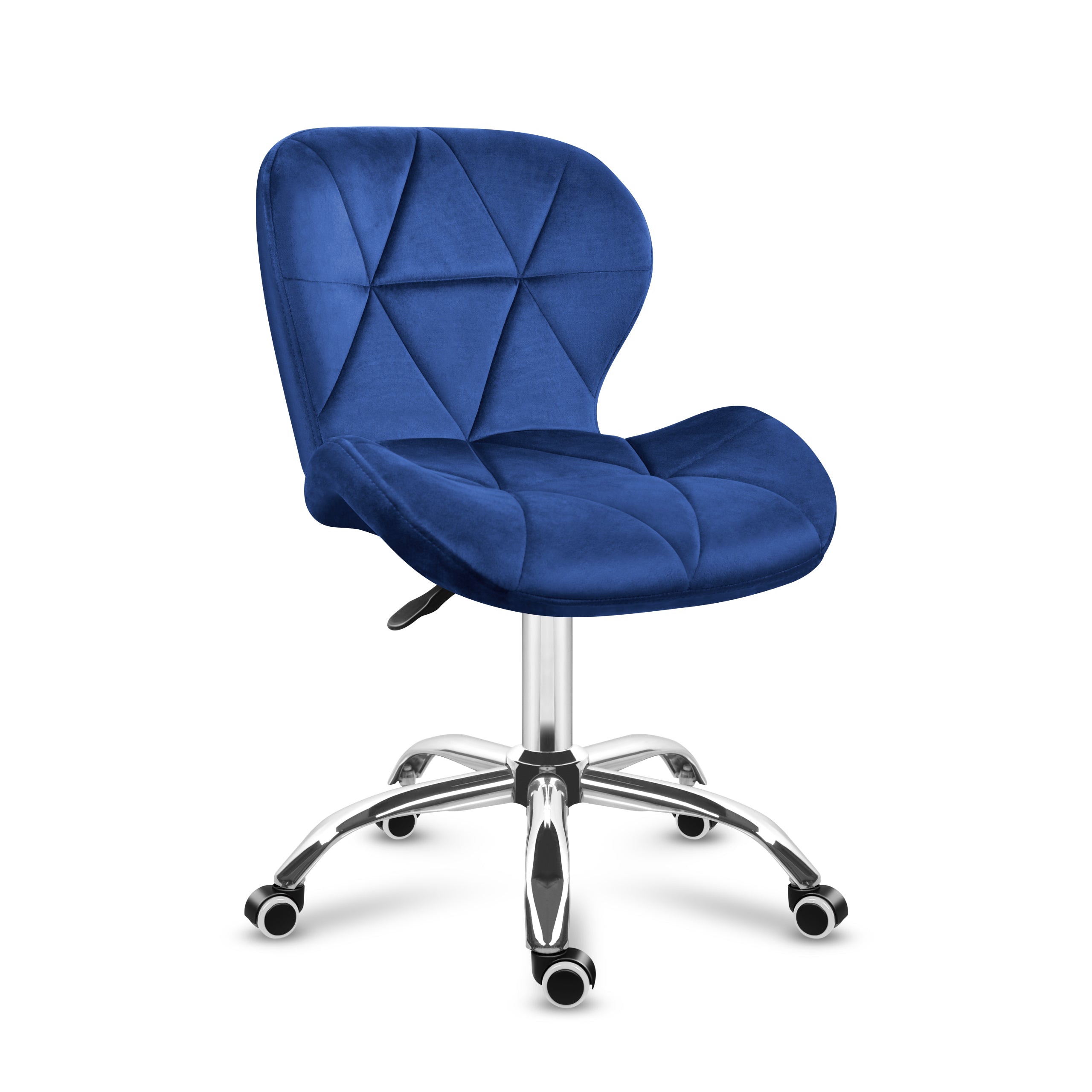 Silla giratoria de terciopelo Mark Adler Future 3.0 azul