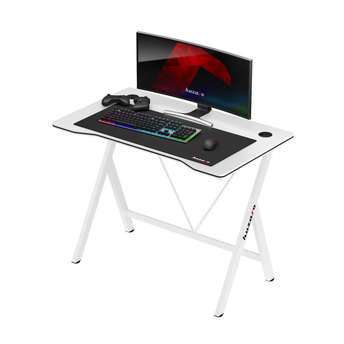 Escritorio para videojuegos Huzaro Hero 1.4 Blanco 100 cm