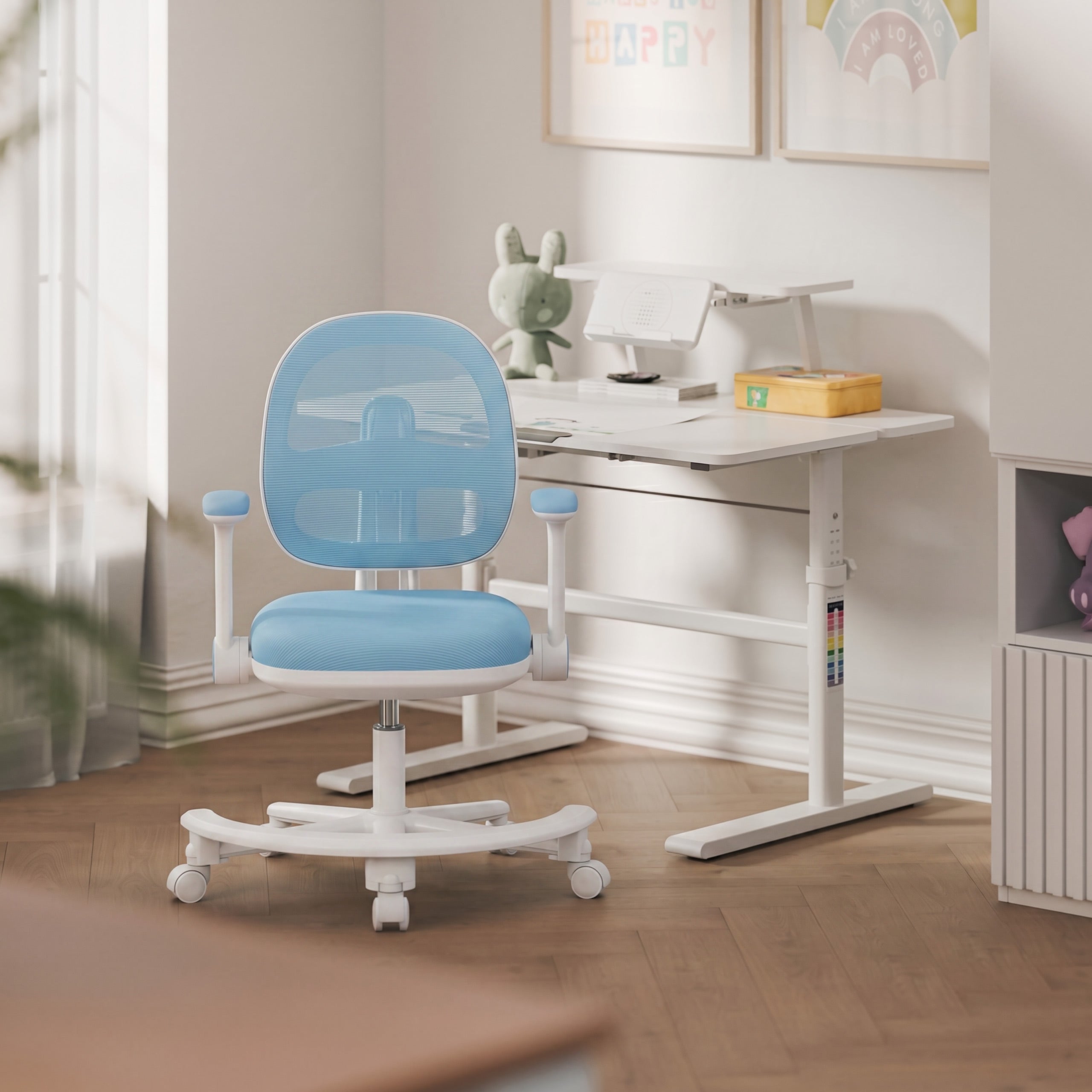 Silla ergonómica de escritorio para niños Mark Adler Junior 3.6 Blue
