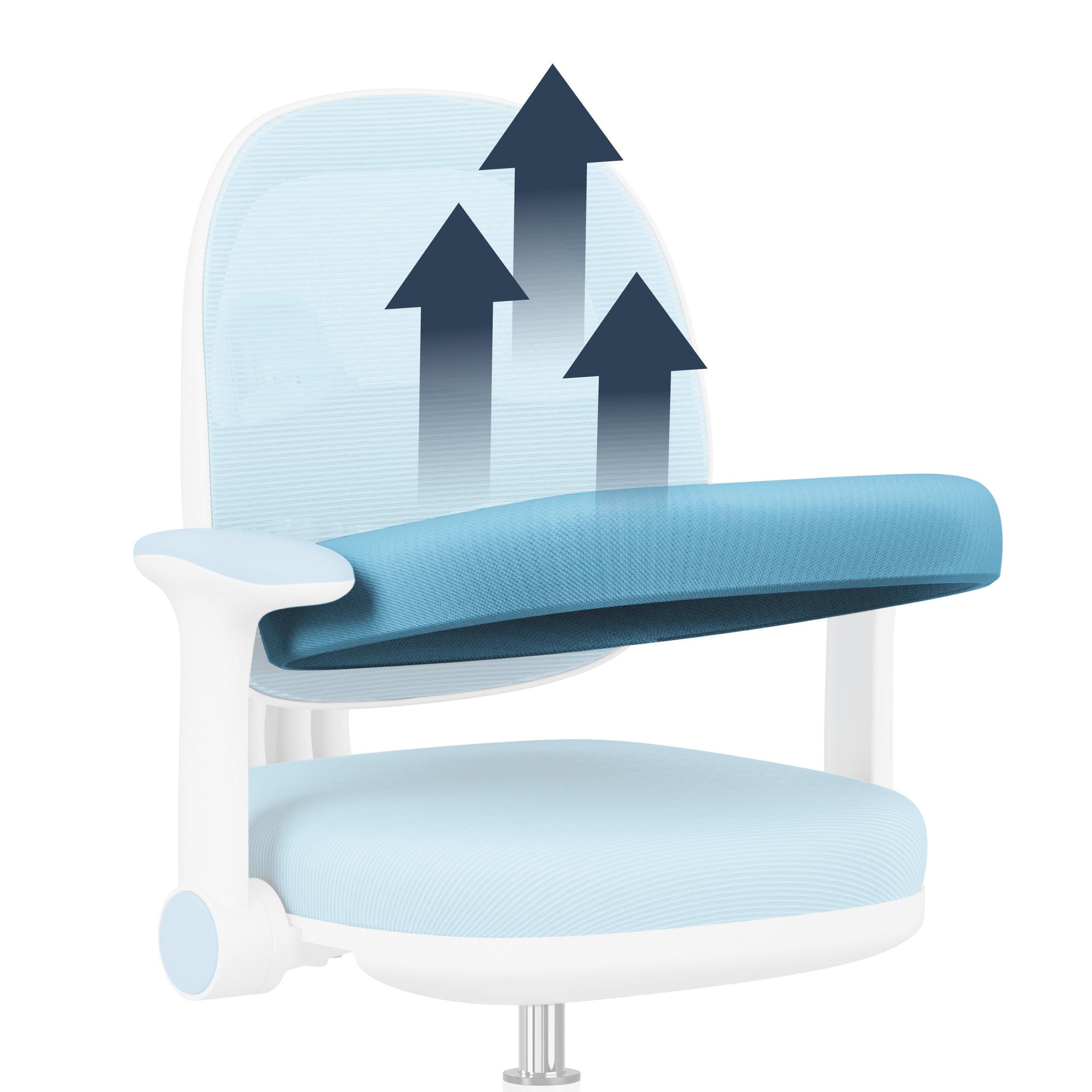 Silla ergonómica de escritorio para niños Mark Adler Junior 3.6 Blue