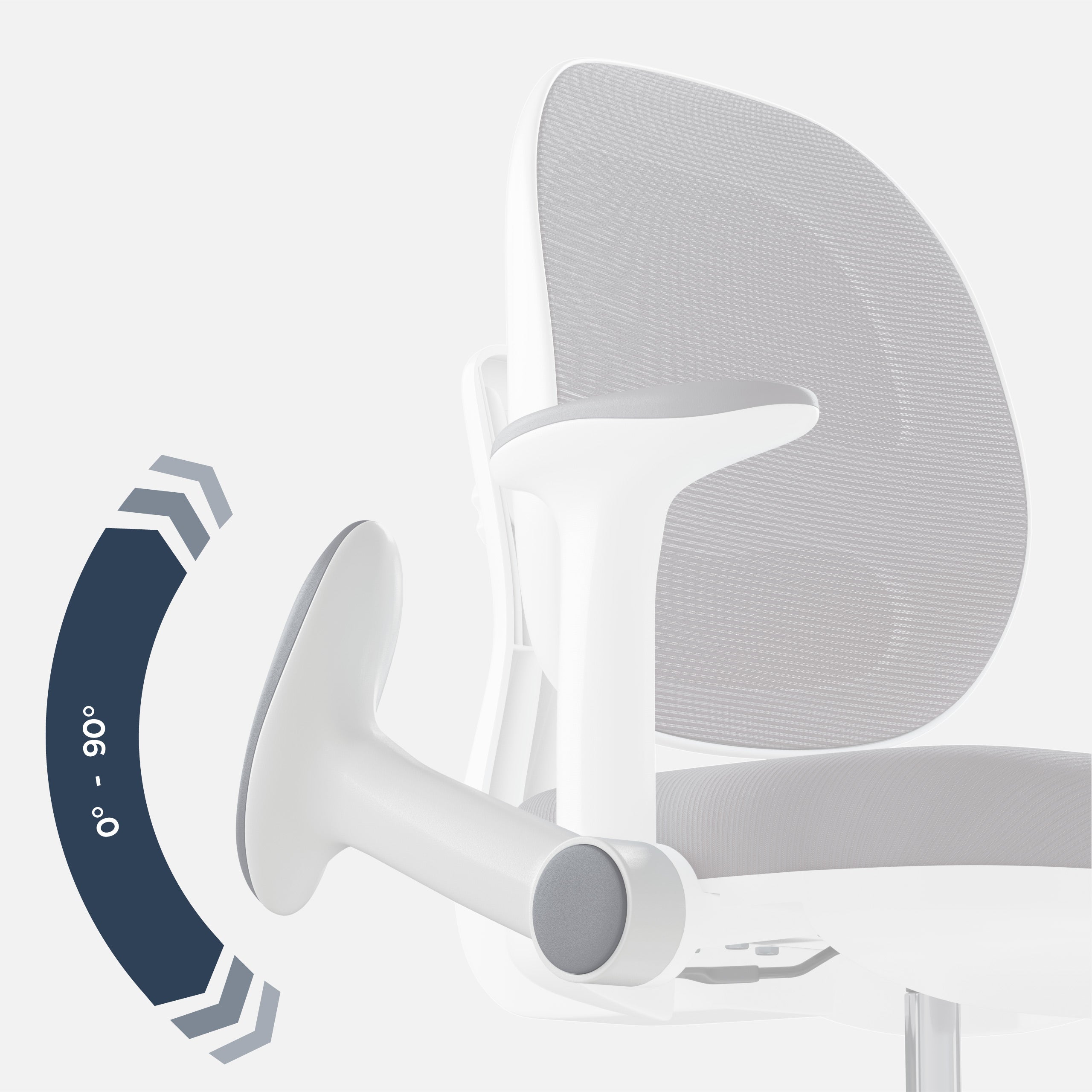 Silla ergonómica de escritorio para niños Mark Adler Junior 3.6 Grey