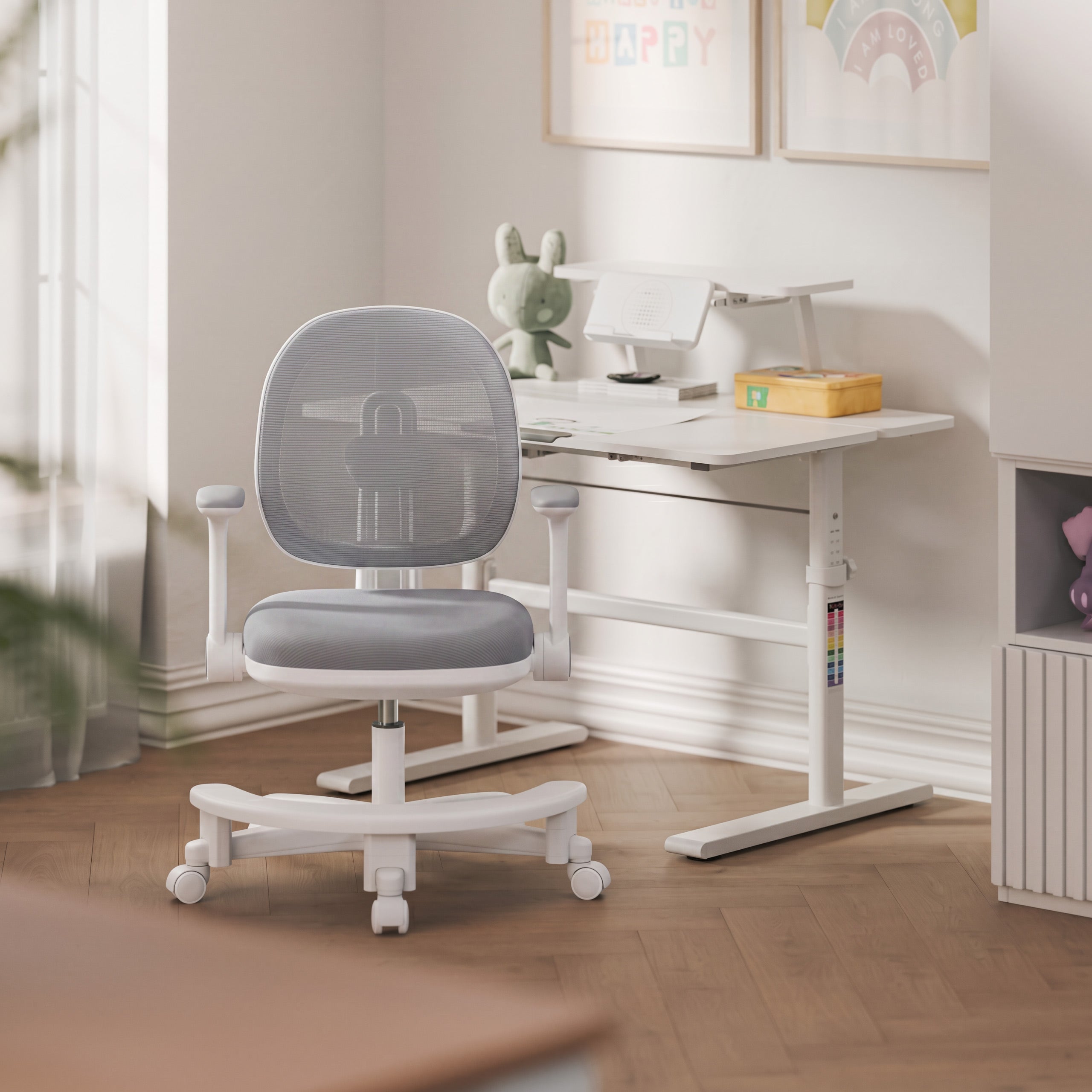 Silla ergonómica de escritorio para niños Mark Adler Junior 3.6 Grey
