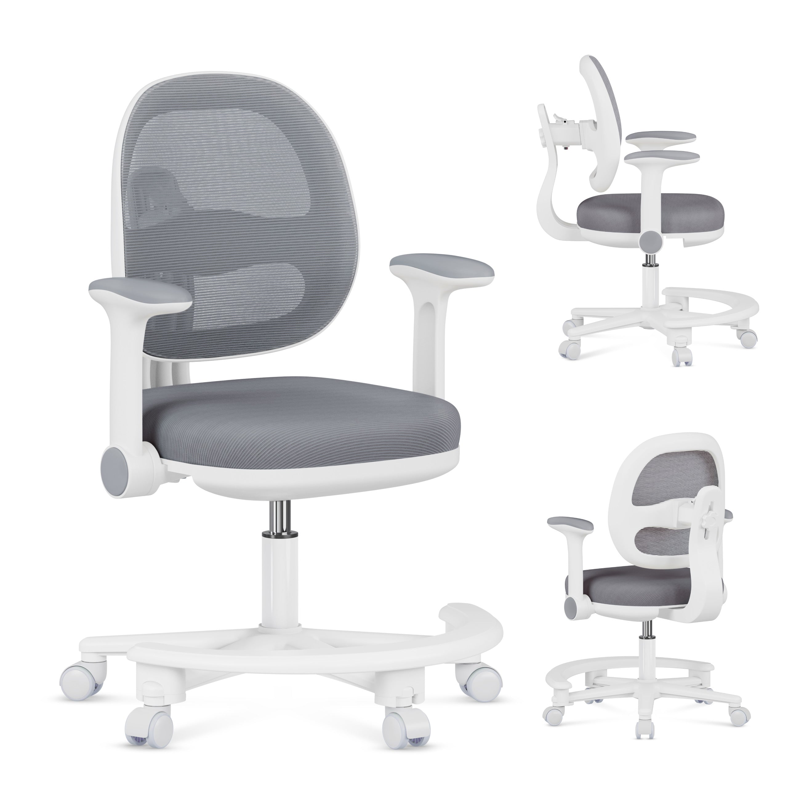 Silla ergonómica de escritorio para niños Mark Adler Junior 3.6 Grey