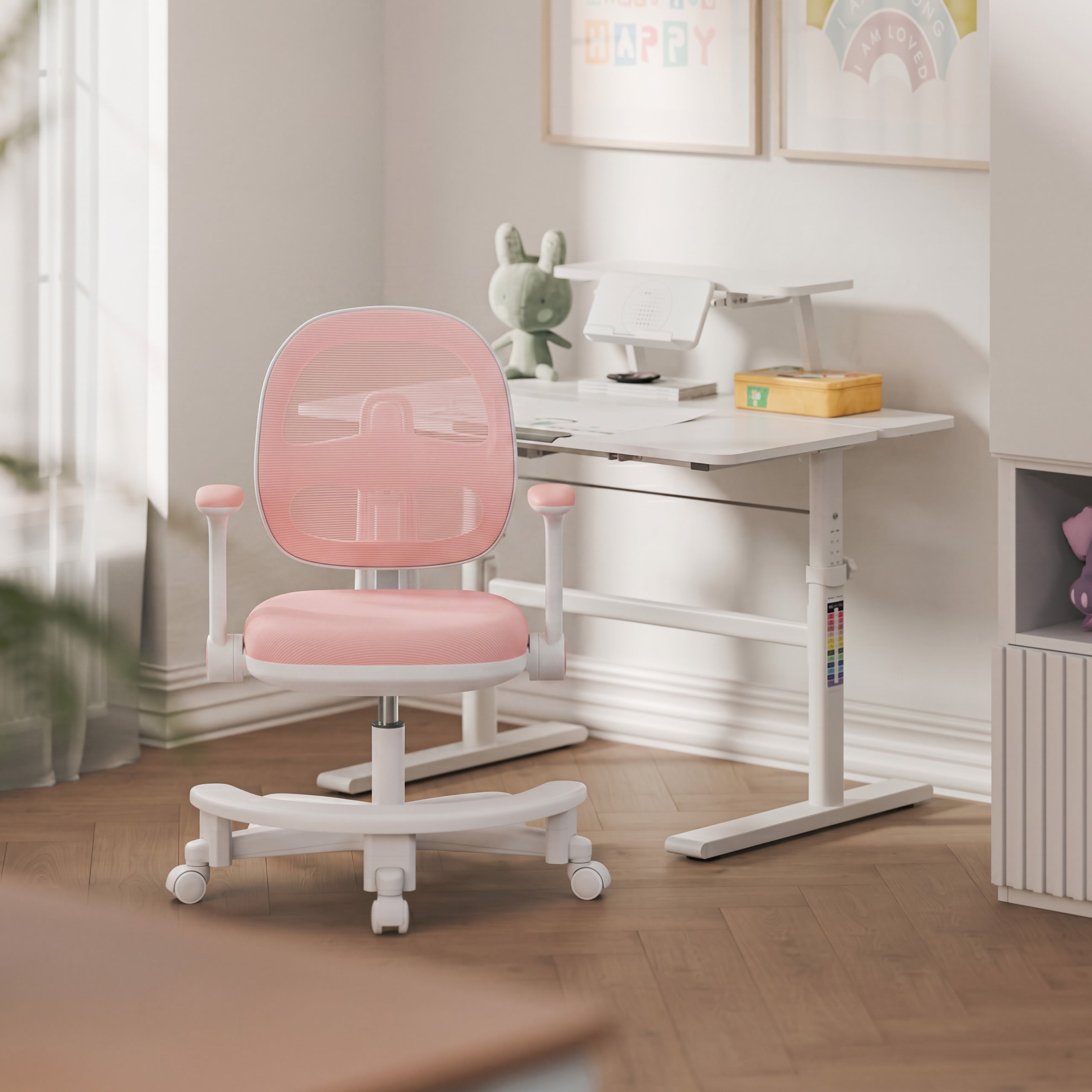 Silla ergonómica de escritorio para niños Mark Adler Junior 3.6 Pink