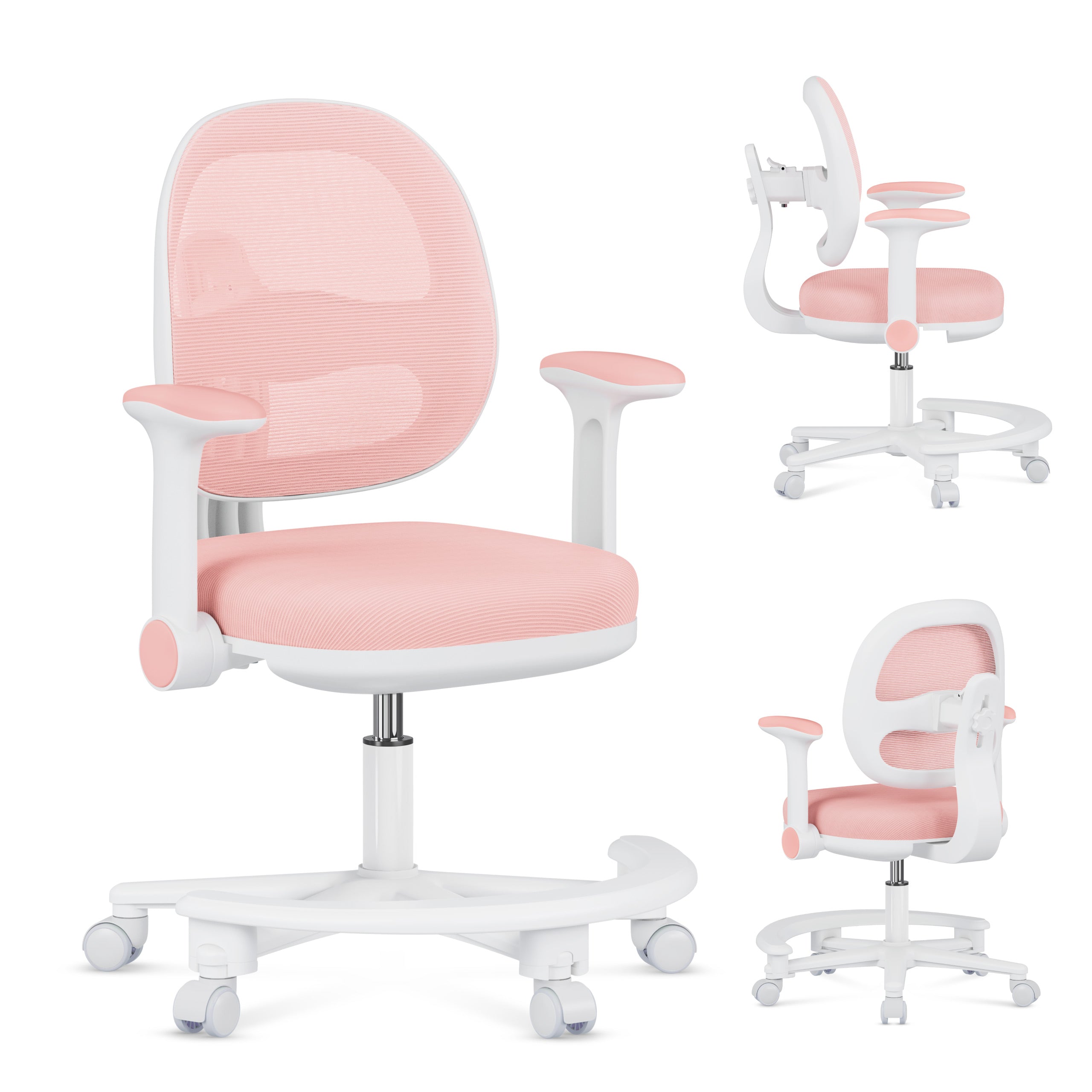 Silla ergonómica de escritorio para niños Mark Adler Junior 3.6 Pink