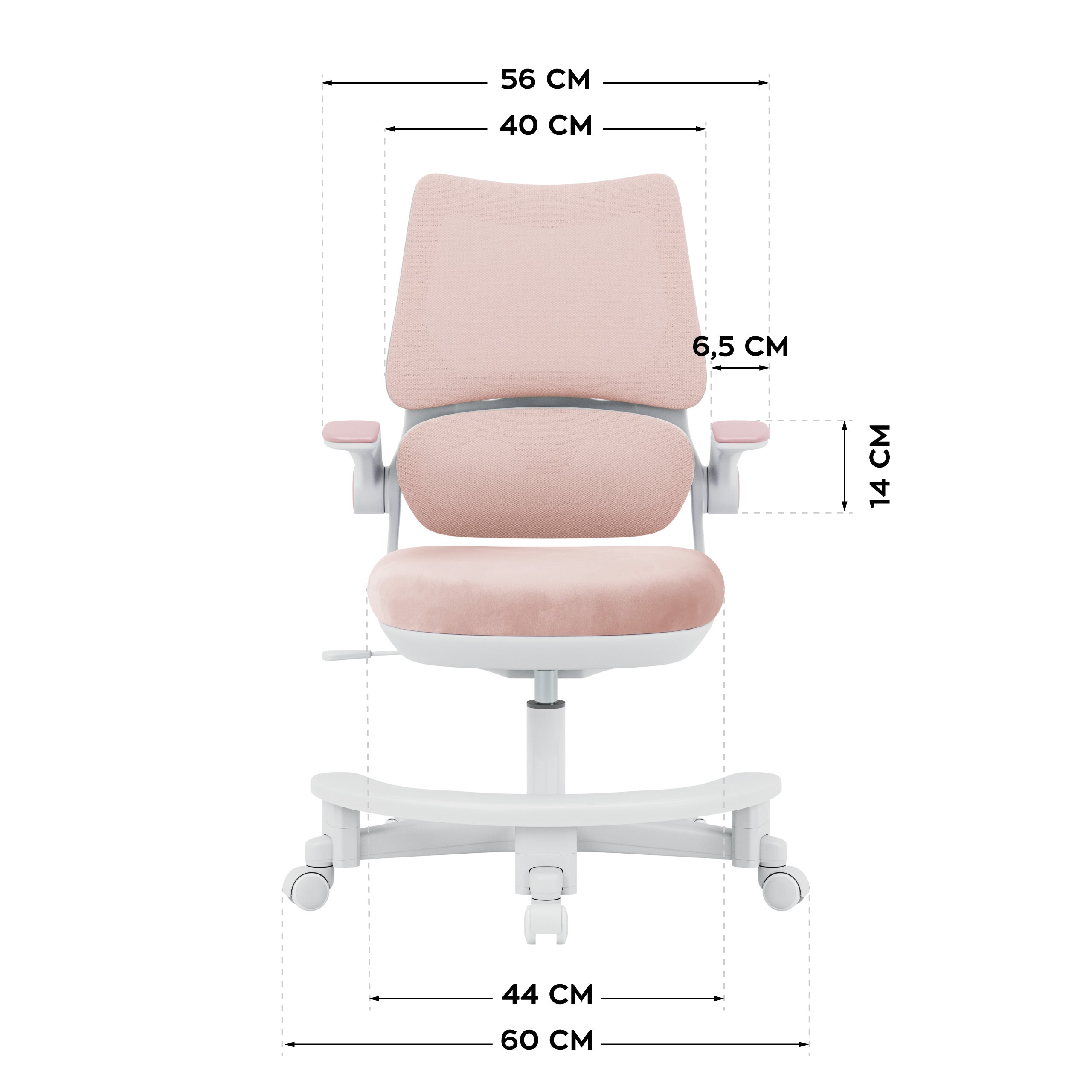Sillón de escritorio para niños Mark Adler Junior 5.7 Pink