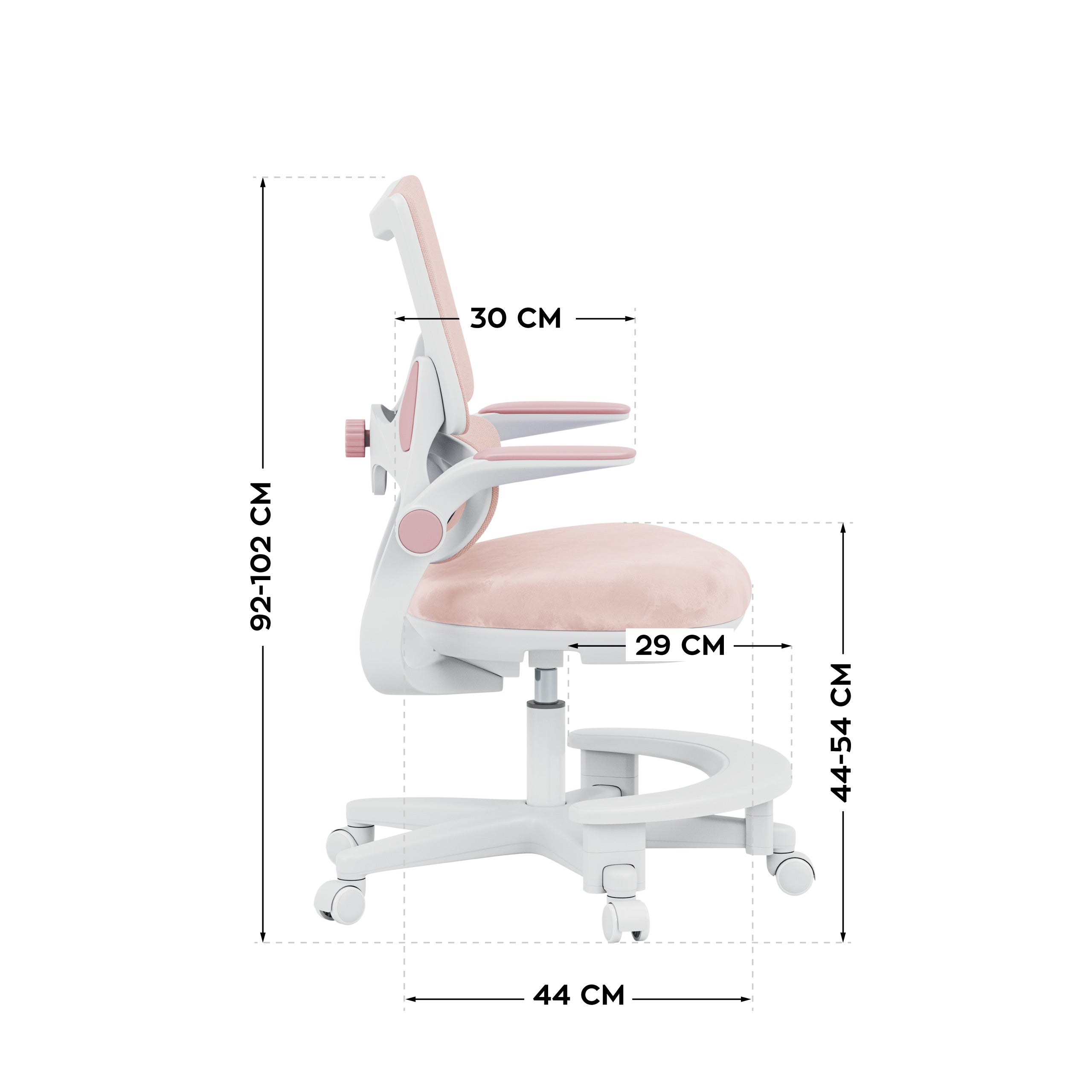 Sillón de escritorio para niños Mark Adler Junior 5.7 Pink