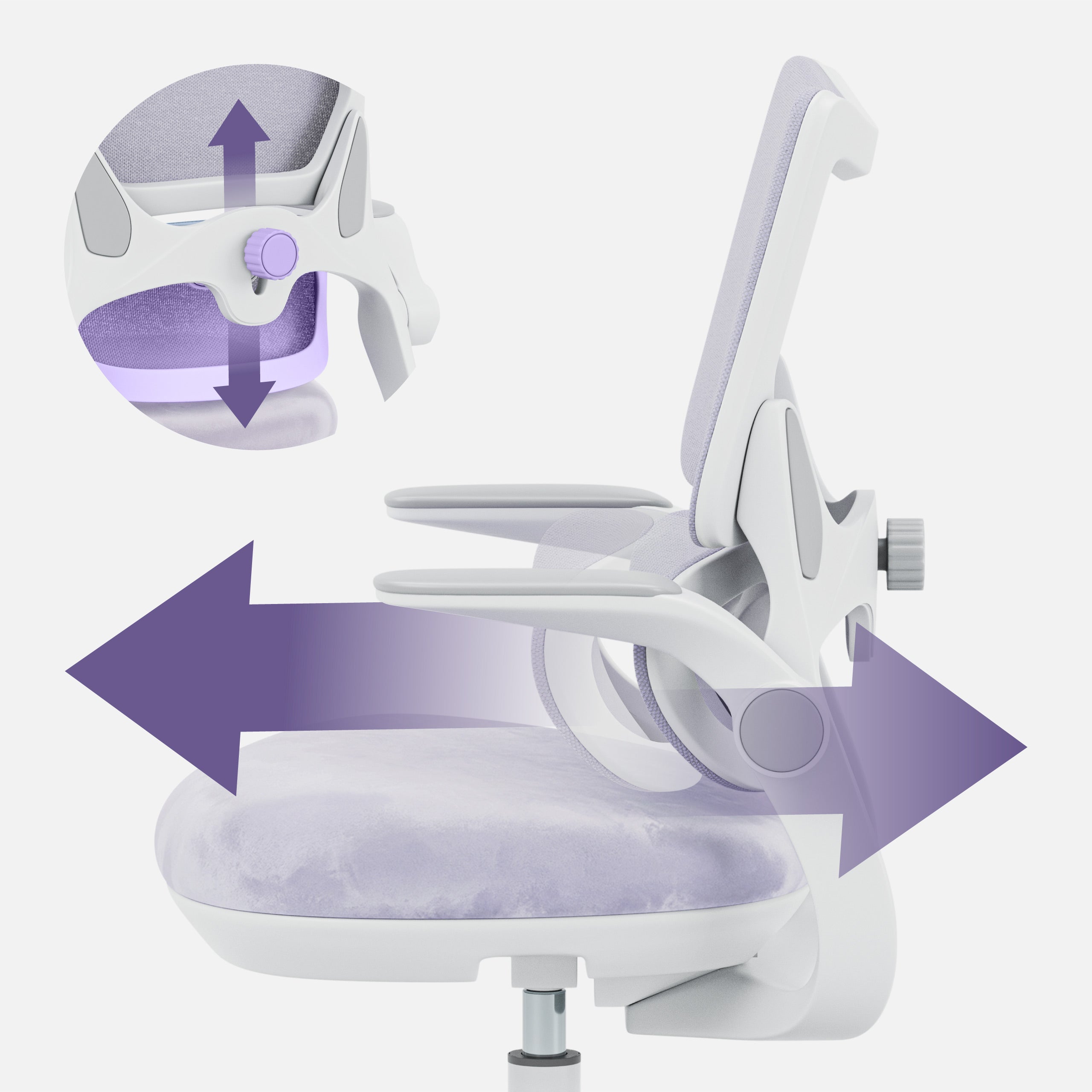 Soporte lumbar ajustable: sujeción precisa de la columna vertebral
