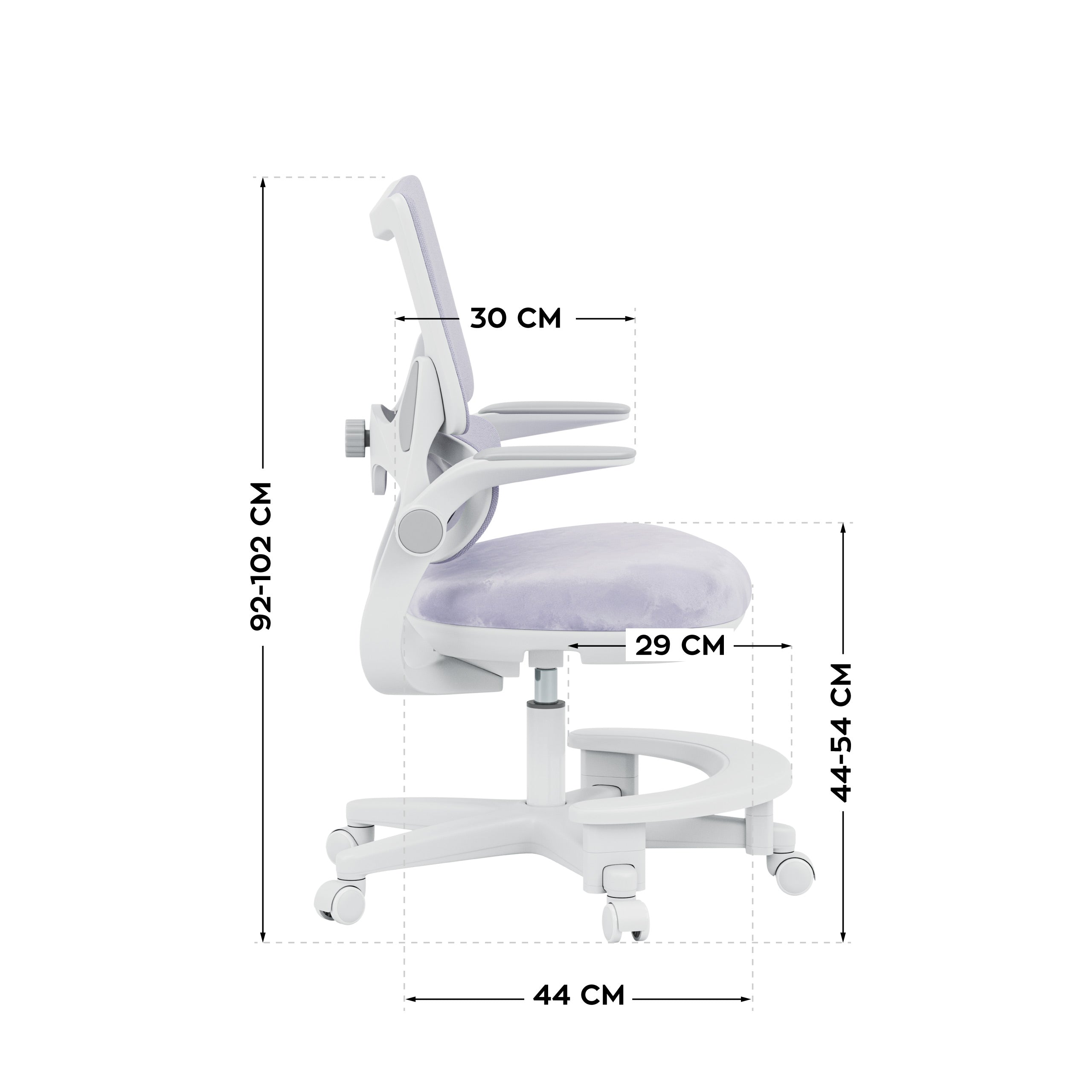 Silla de escritorio para niños Mark Adler Junior 5.7 Purple