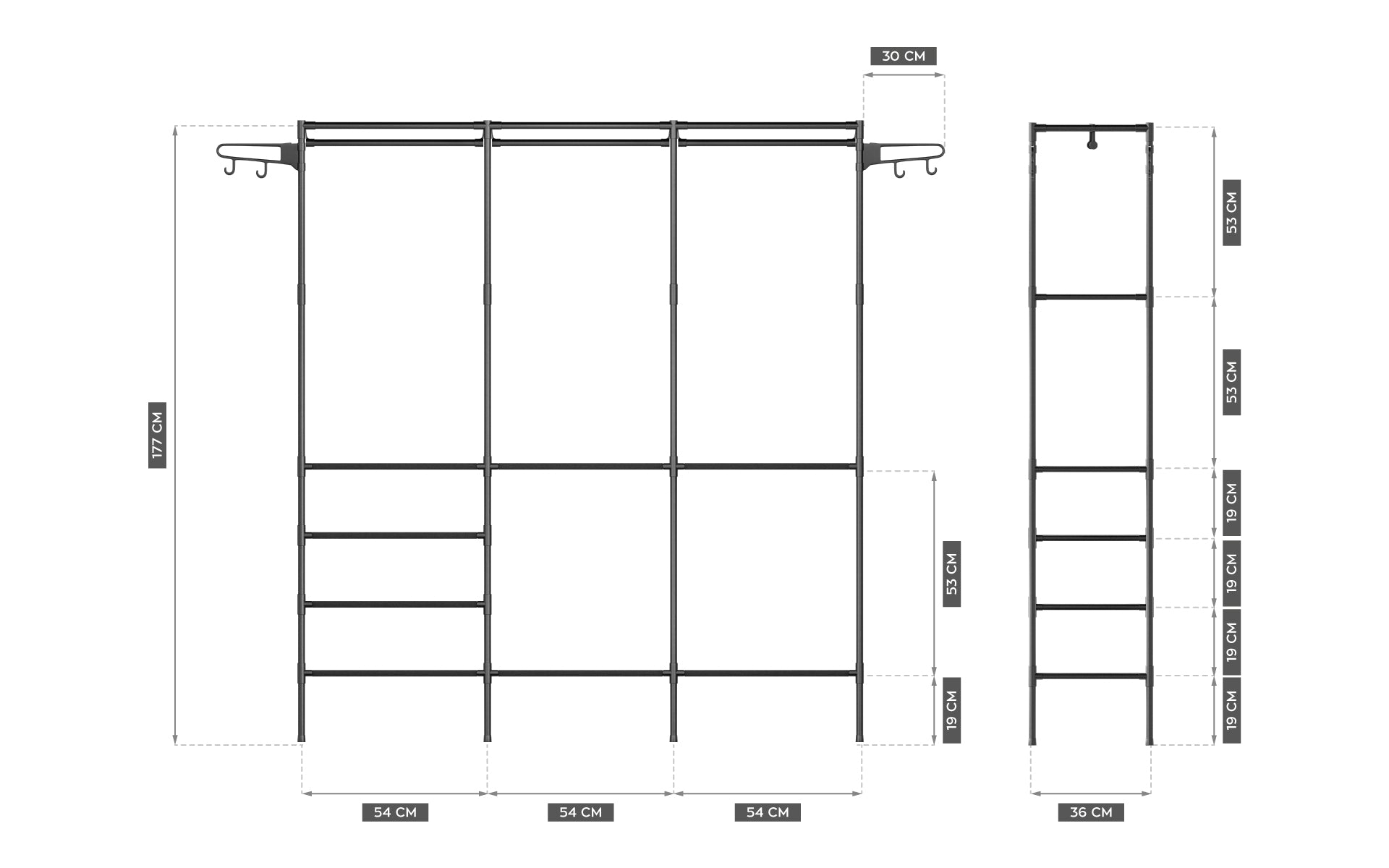 Percha para ropa Mark Adler Keeper 5.0