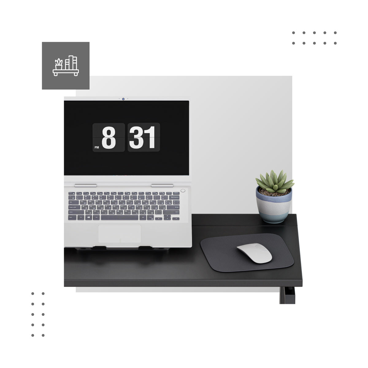 Escritorio plegable Leader 1.5