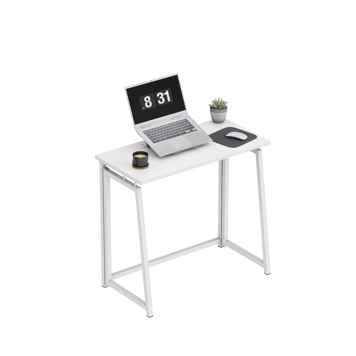 Escritorio plegable Mark Adler Leader 1.5 White de 80 cm