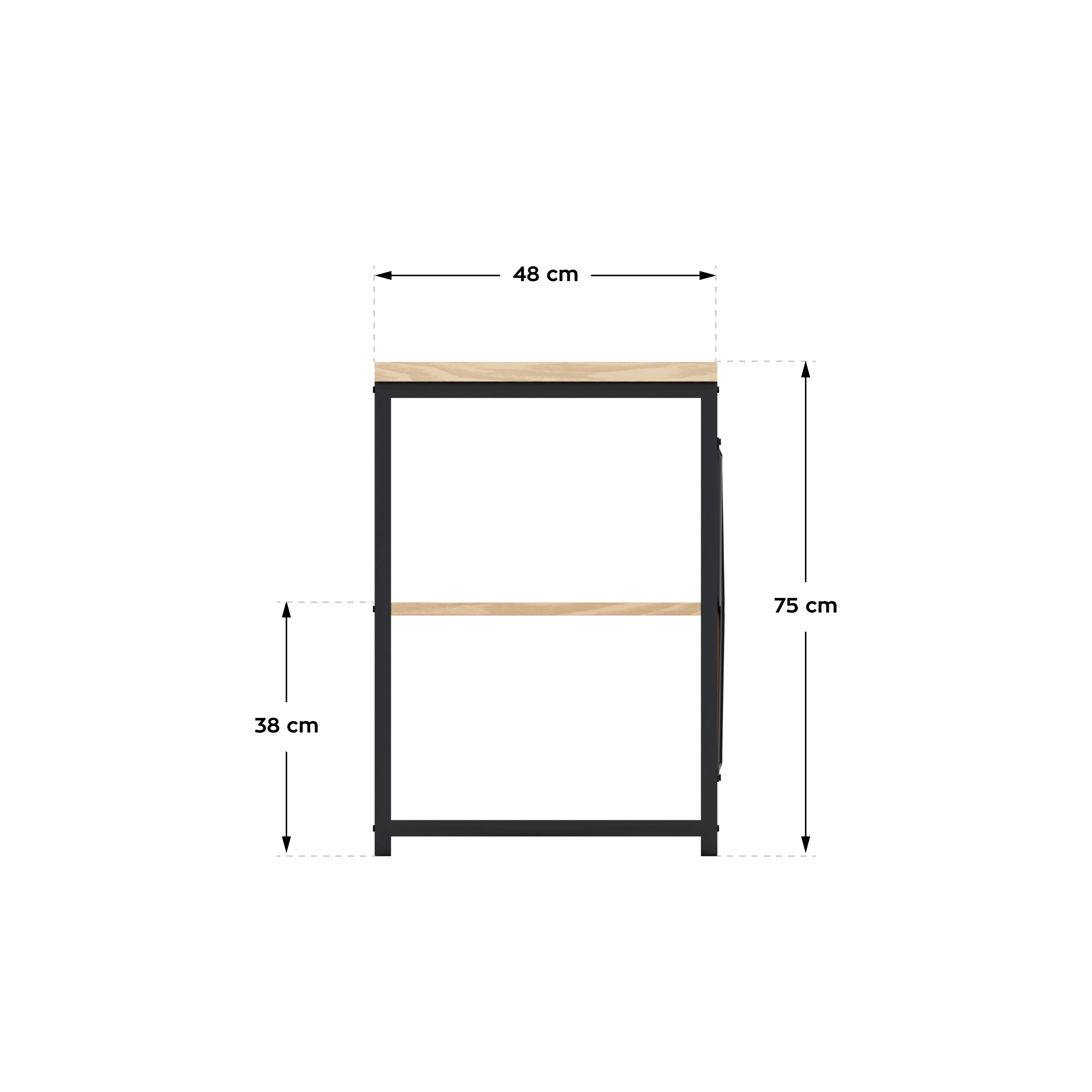 Escritorio con estantes Mark Adler Leader 2.0 Craft de 120 cm