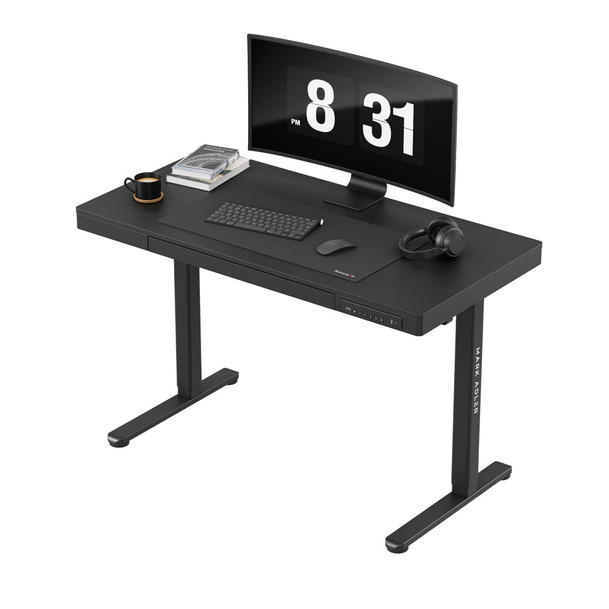 Escritorio eléctrico Mark Adler Leader 8.2 Black de 120 cm