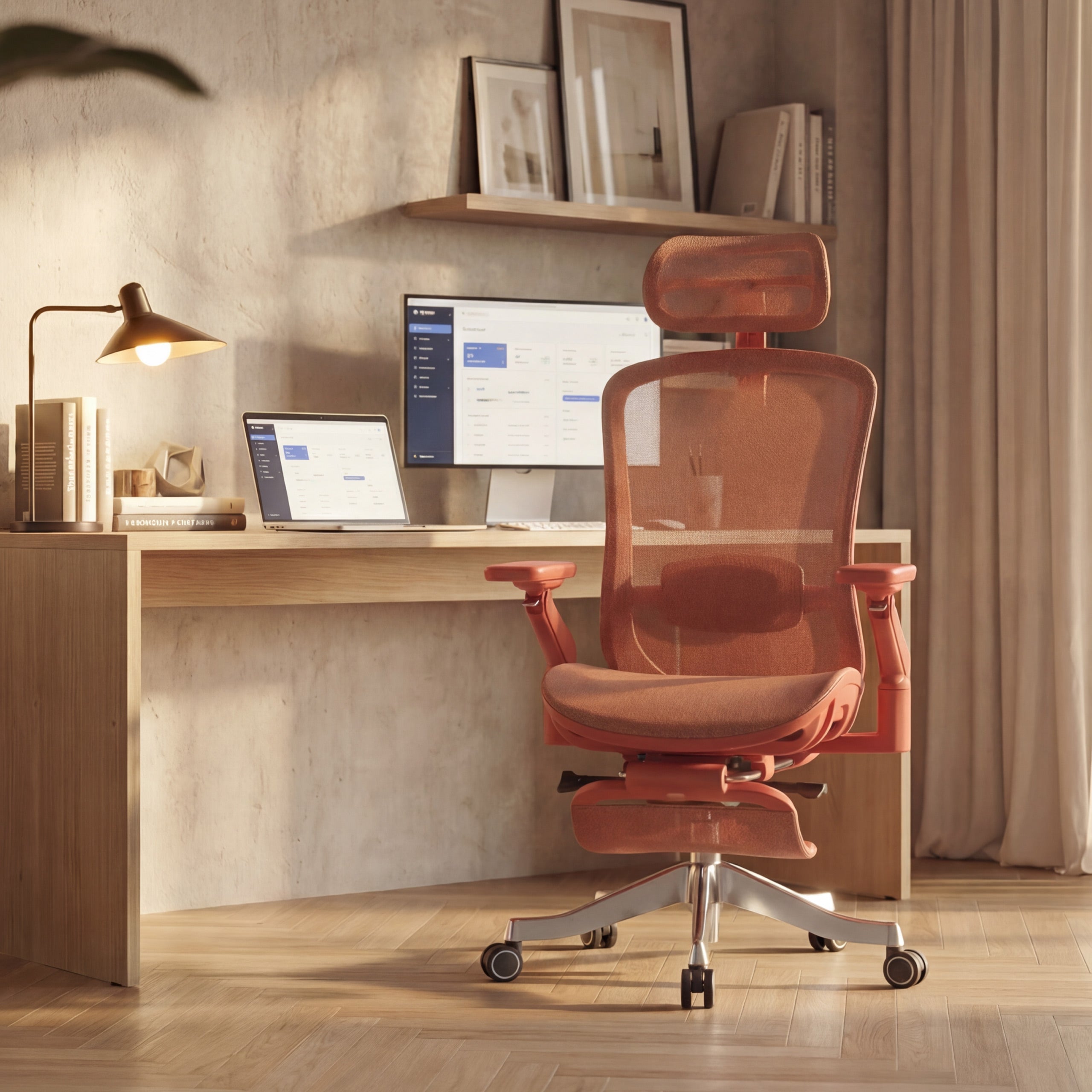 Sillón ergonómico con función de masaje Mark Adler Leadpro 8.7 Rojo