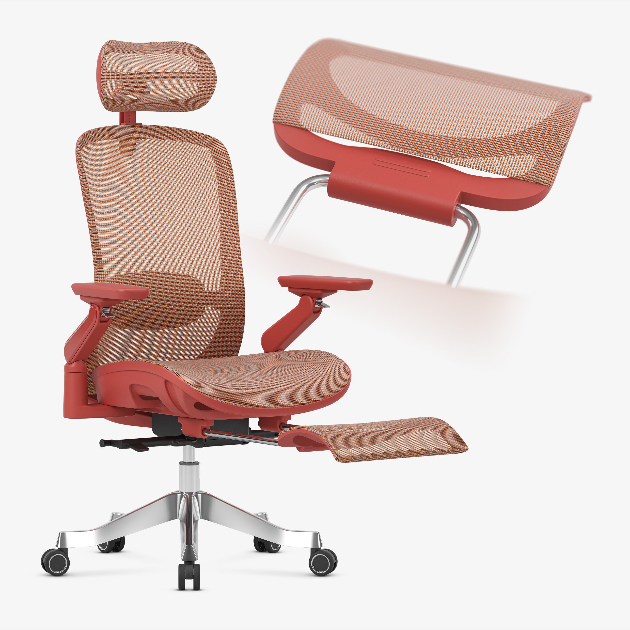 Sillón ergonómico con función de masaje Mark Adler Leadpro 8.7 Rojo