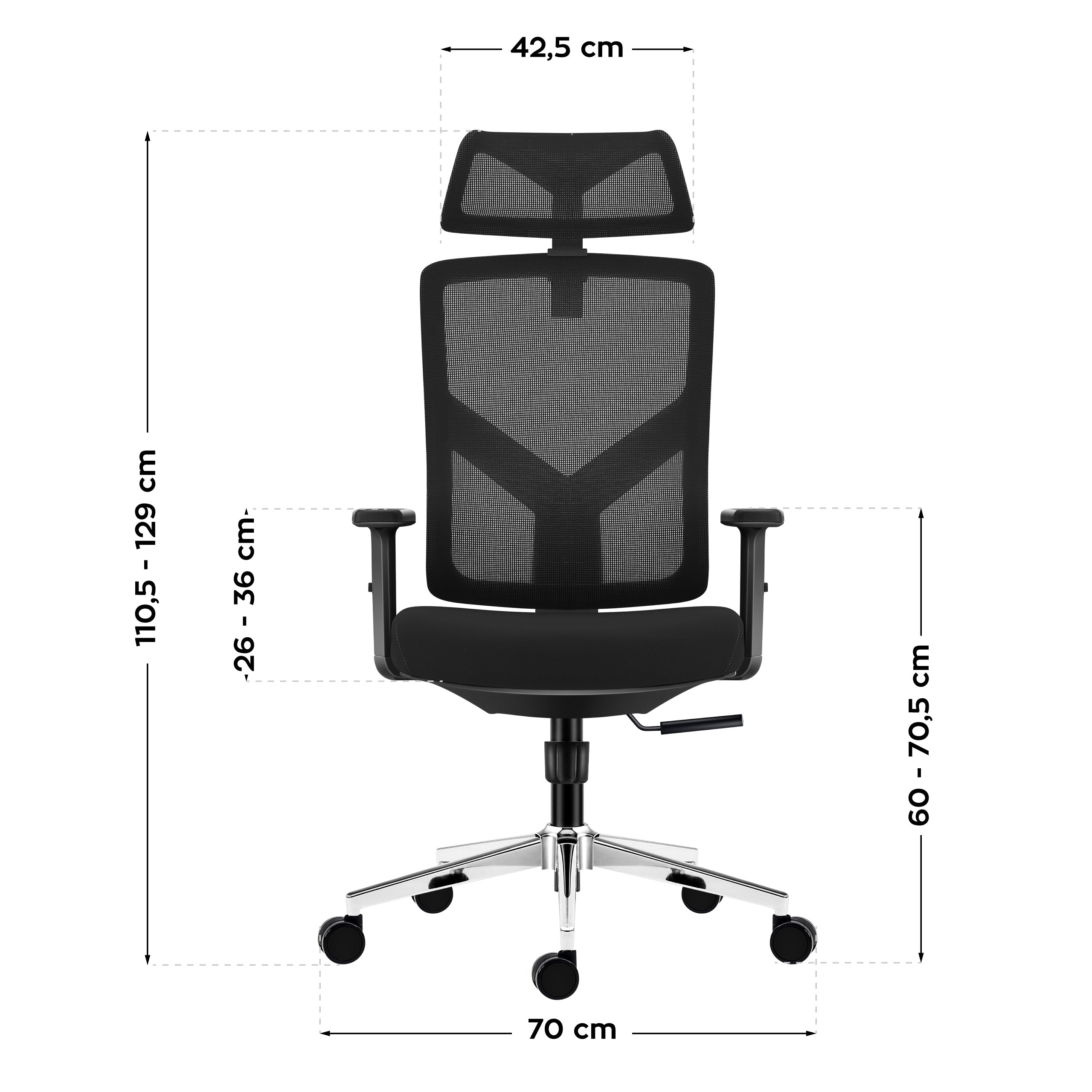 Sillón de oficina Mark Adler Manager 3.3 Negro