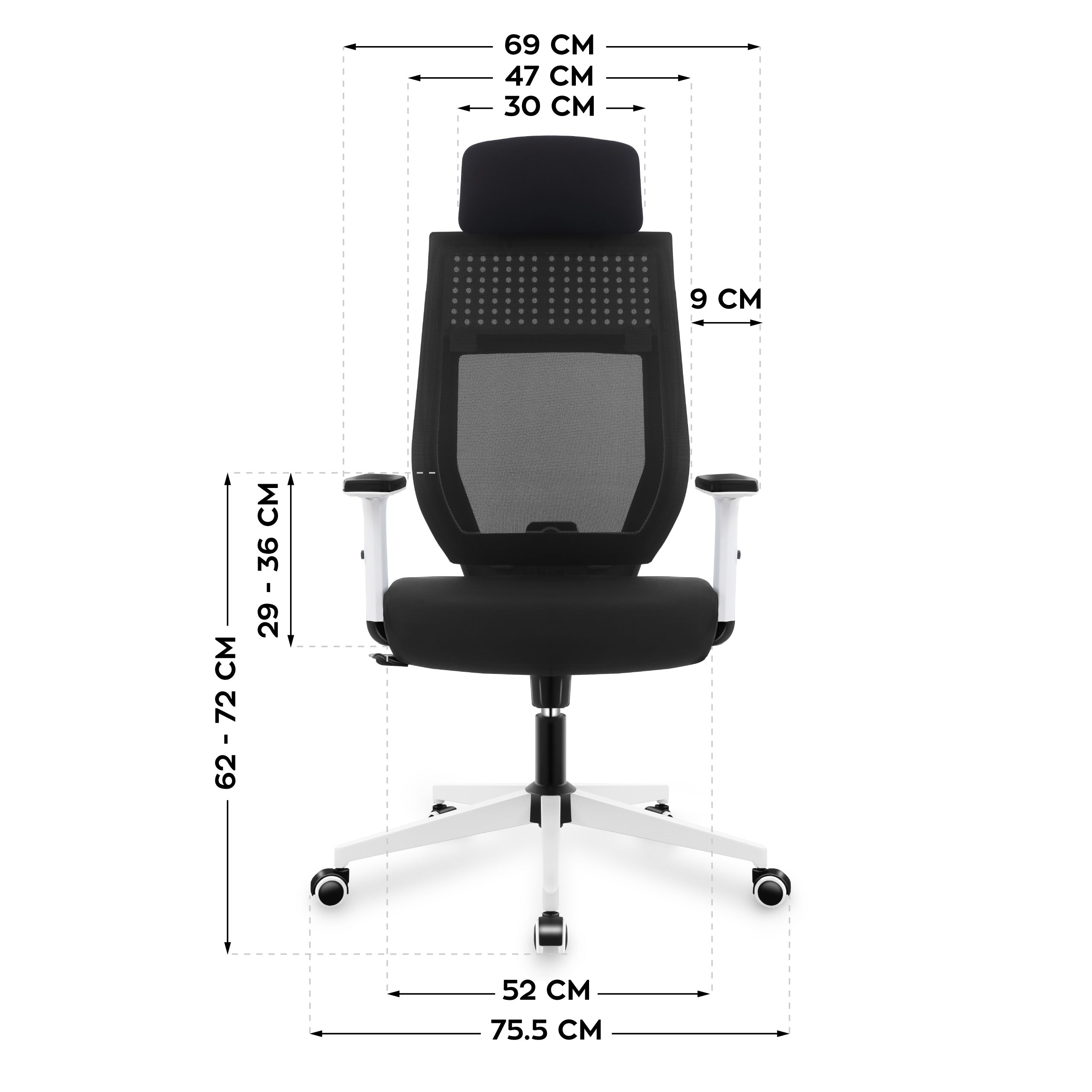 Sillón de oficina MARK ADLER MANAGER 3.9 Negro