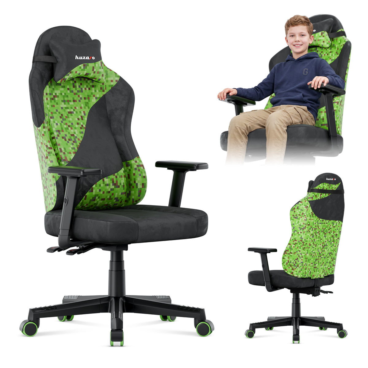 Silla gaming para adolescentes Huzaro Ranger 5.7 Black PIXEL