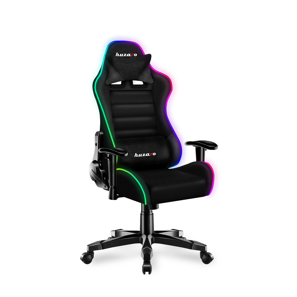 Sillón gaming para niños HUZARO RANGER 6.0 RGB Black Mesh