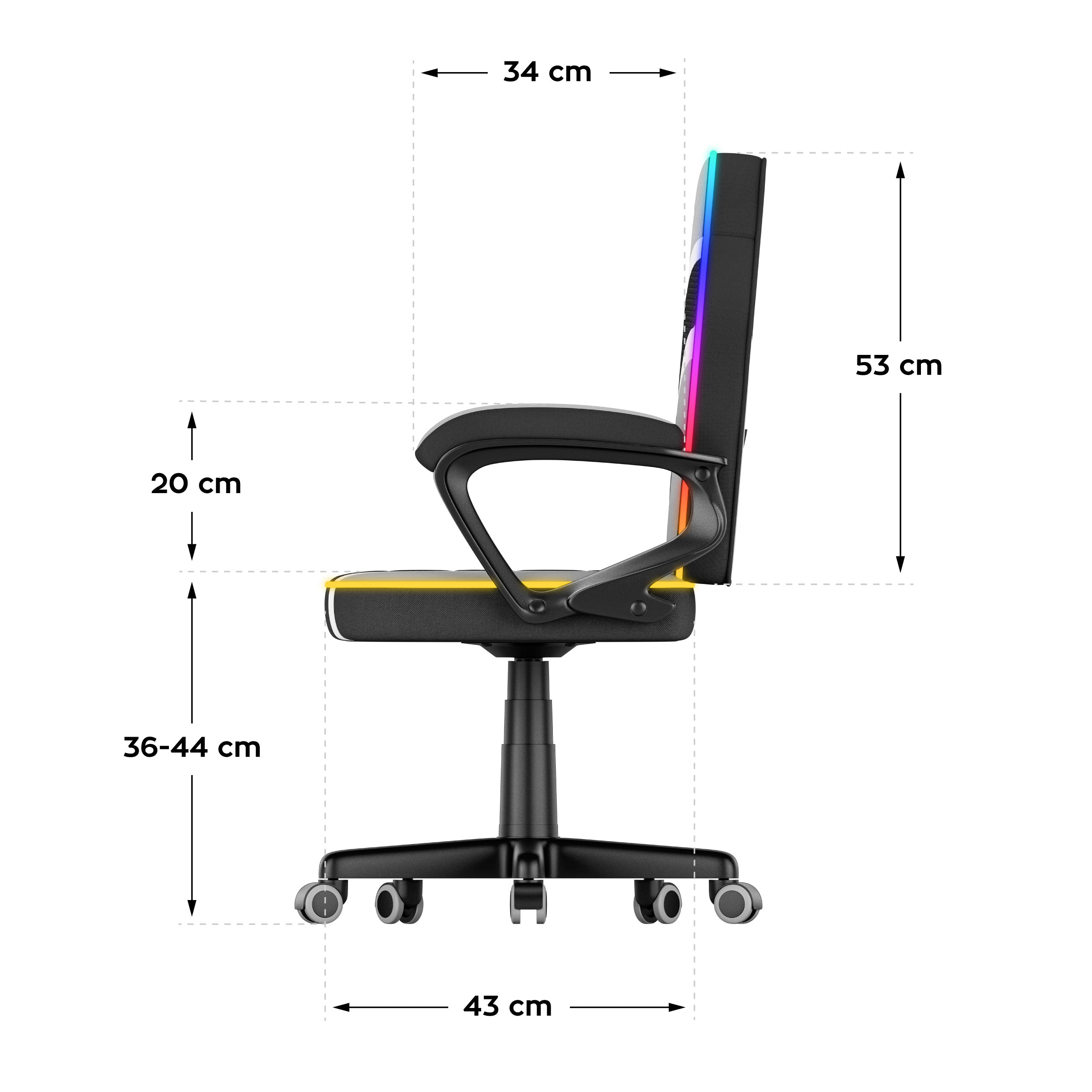 Sillón gaming para niños Huzaro Ranger 1.0 RGB