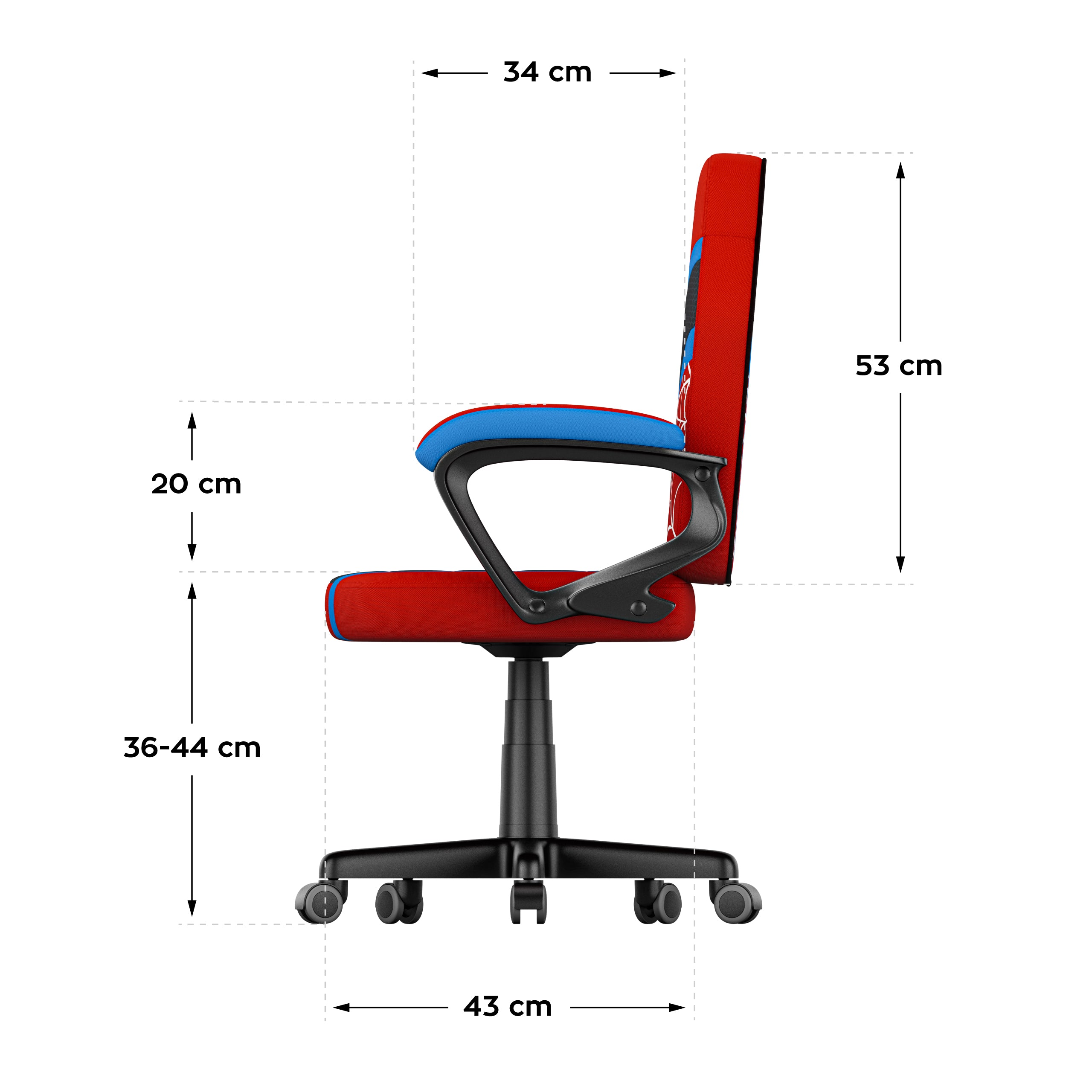 Sillón gaming para niños Huzaro Ranger 1.0 Spider Mesh