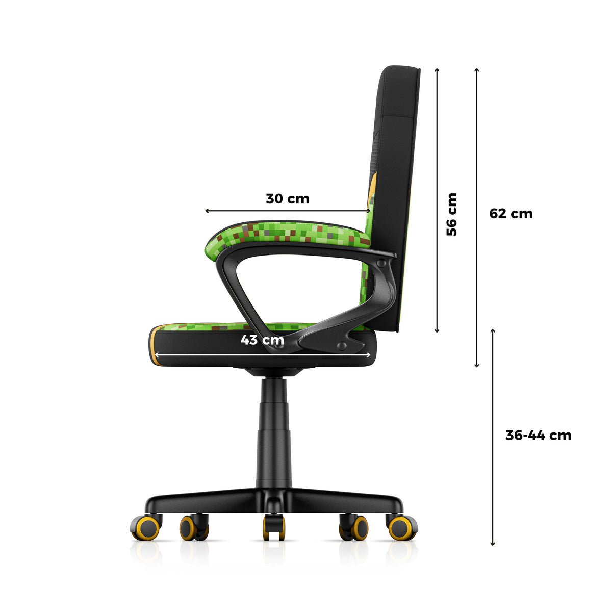 Sillón gaming para niños HUZARO RANGER 1.0 Pixel Mesh