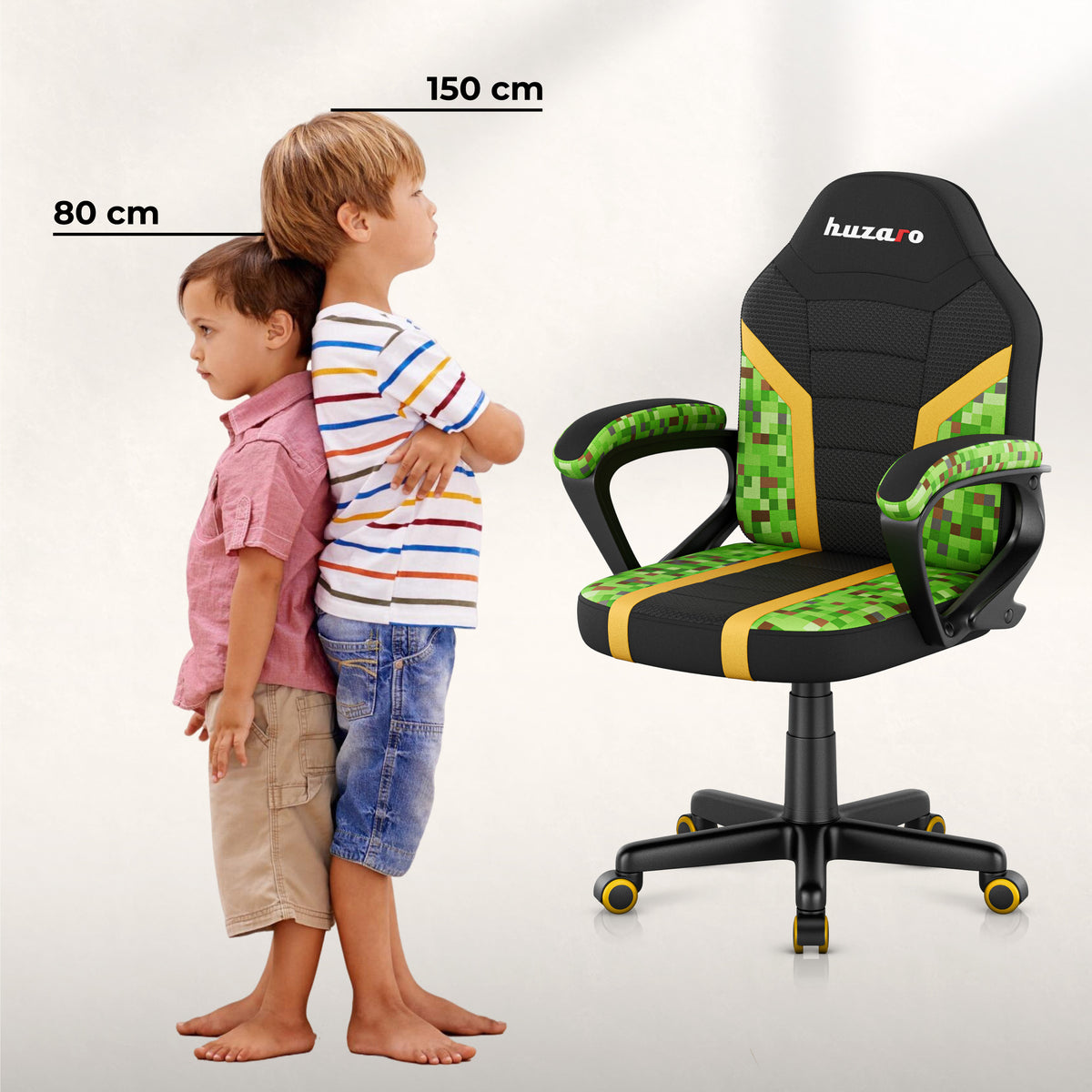 Sillón gaming para niños HUZARO RANGER 1.0 Pixel Mesh