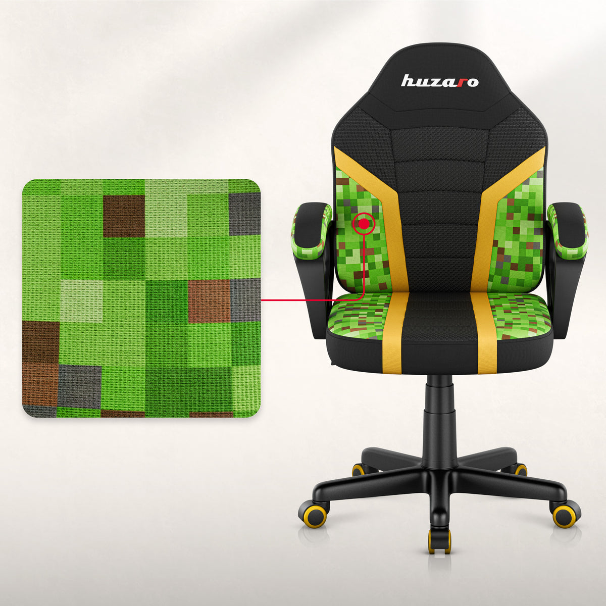 Sillón gaming para niños HUZARO RANGER 1.0 Pixel Mesh