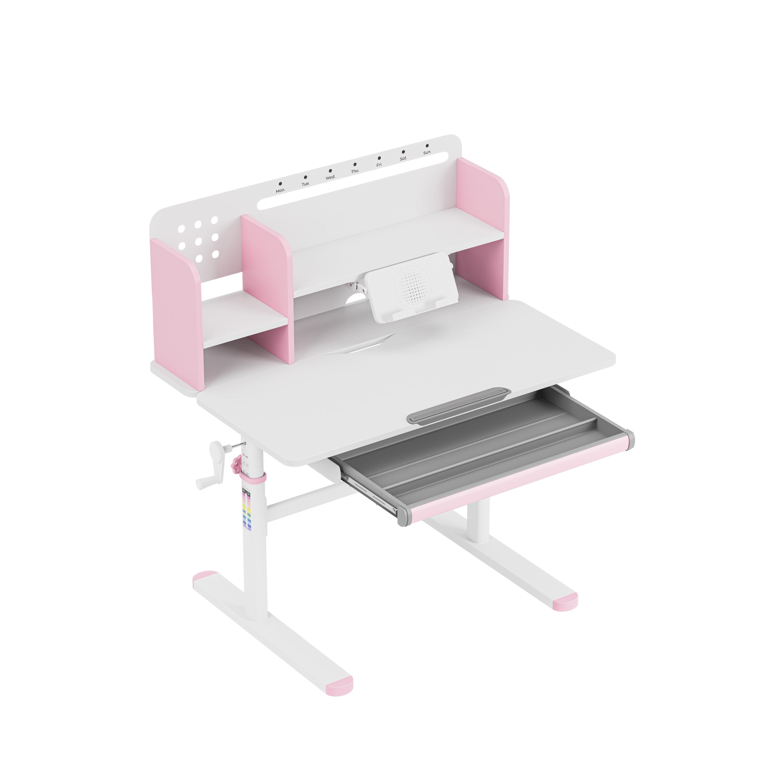 Escritorio ergonómico para niños Mark Adler Study 5.0 Pink, 90 cm