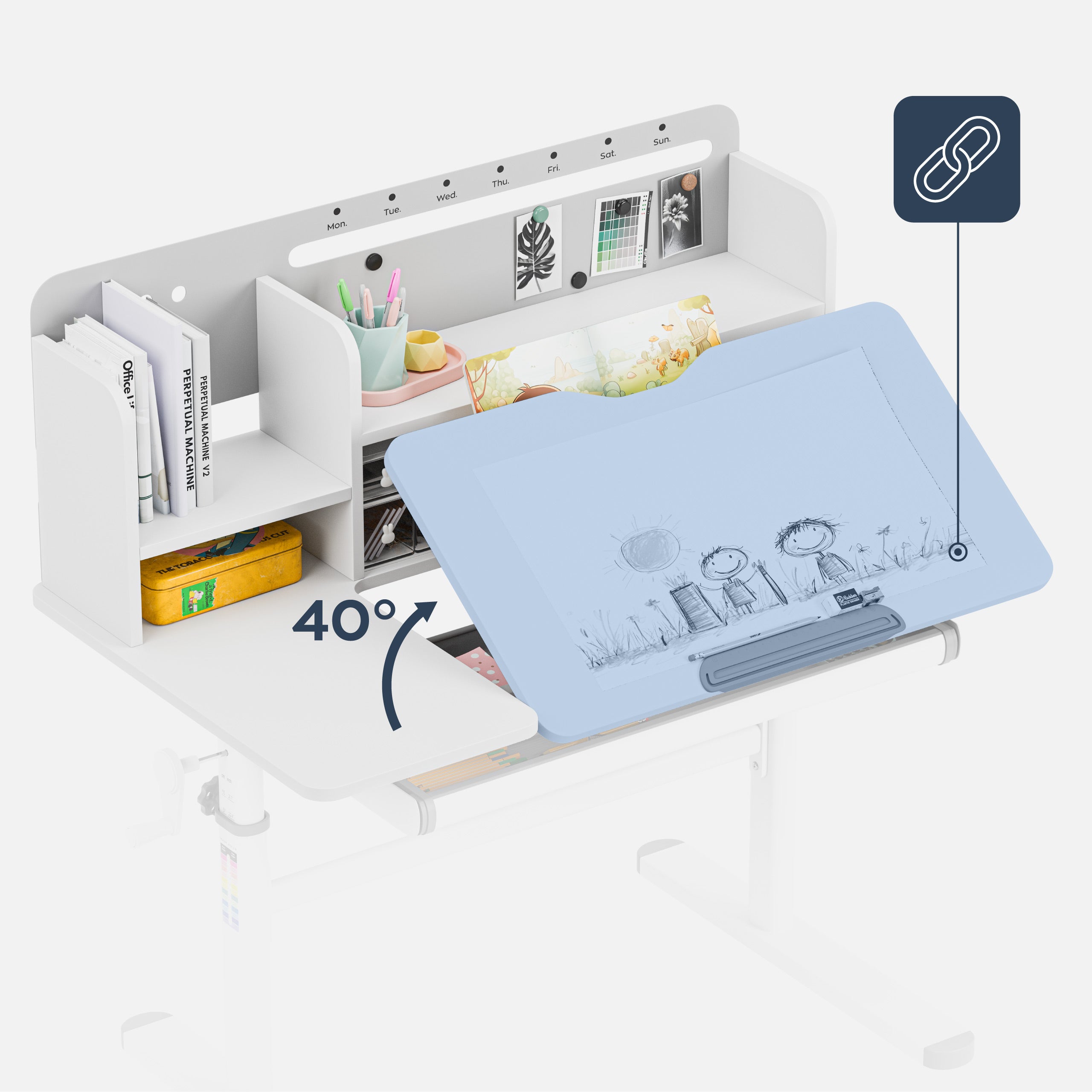 Un espacio cómodo para aprender y jugar