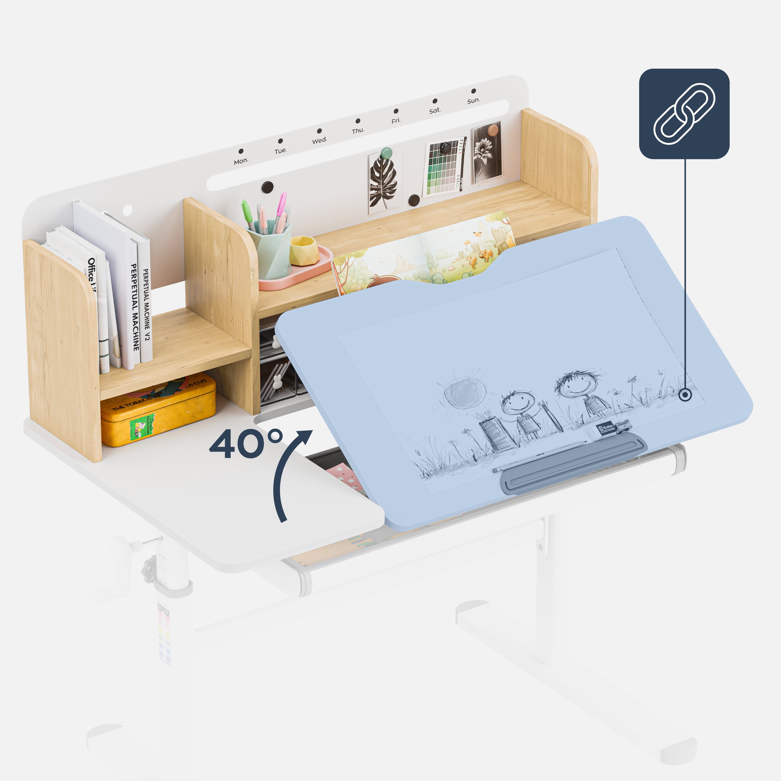 Un espacio cómodo para aprender y jugar