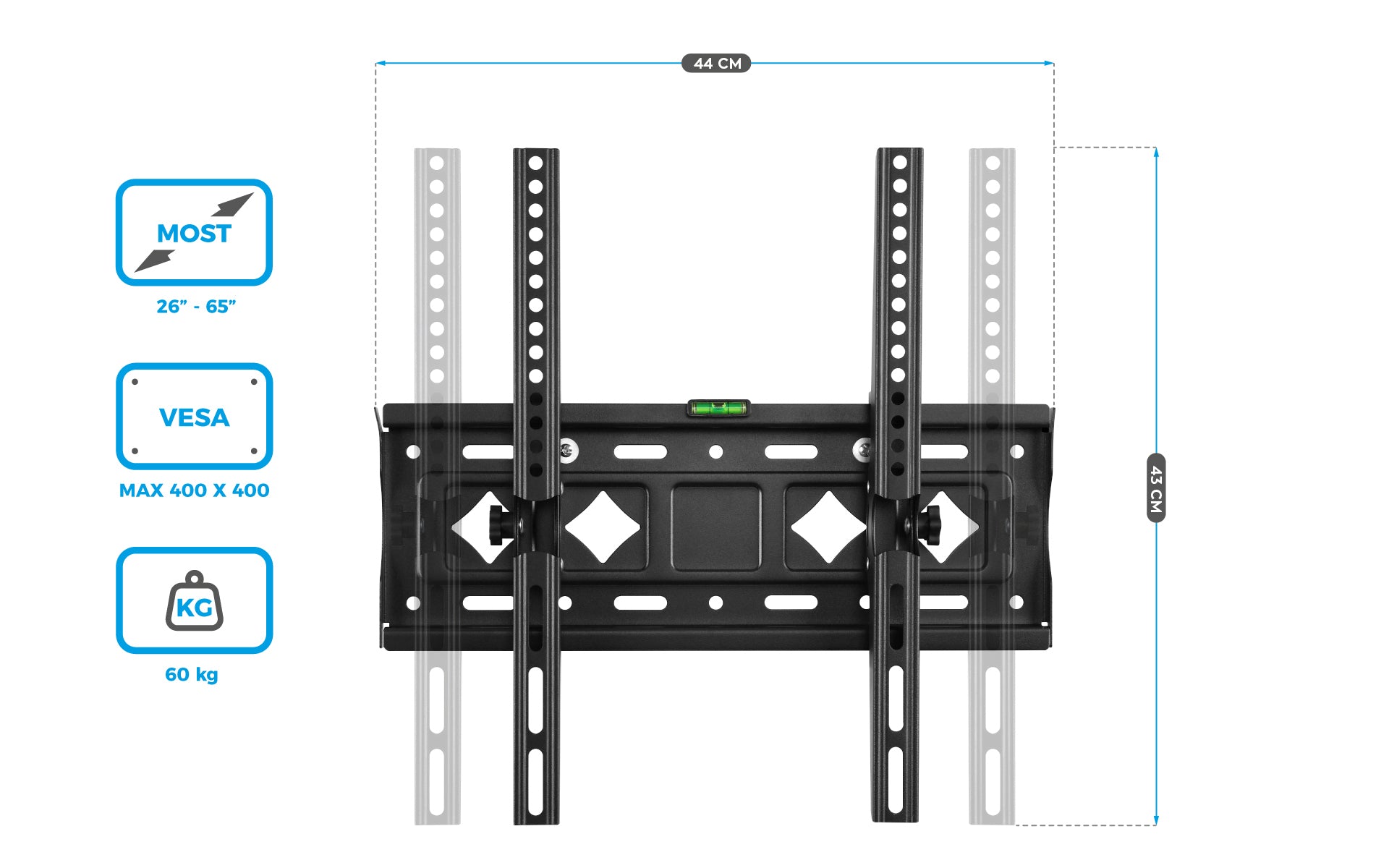 Soporte MARK ADLER View 1.5 para televisor