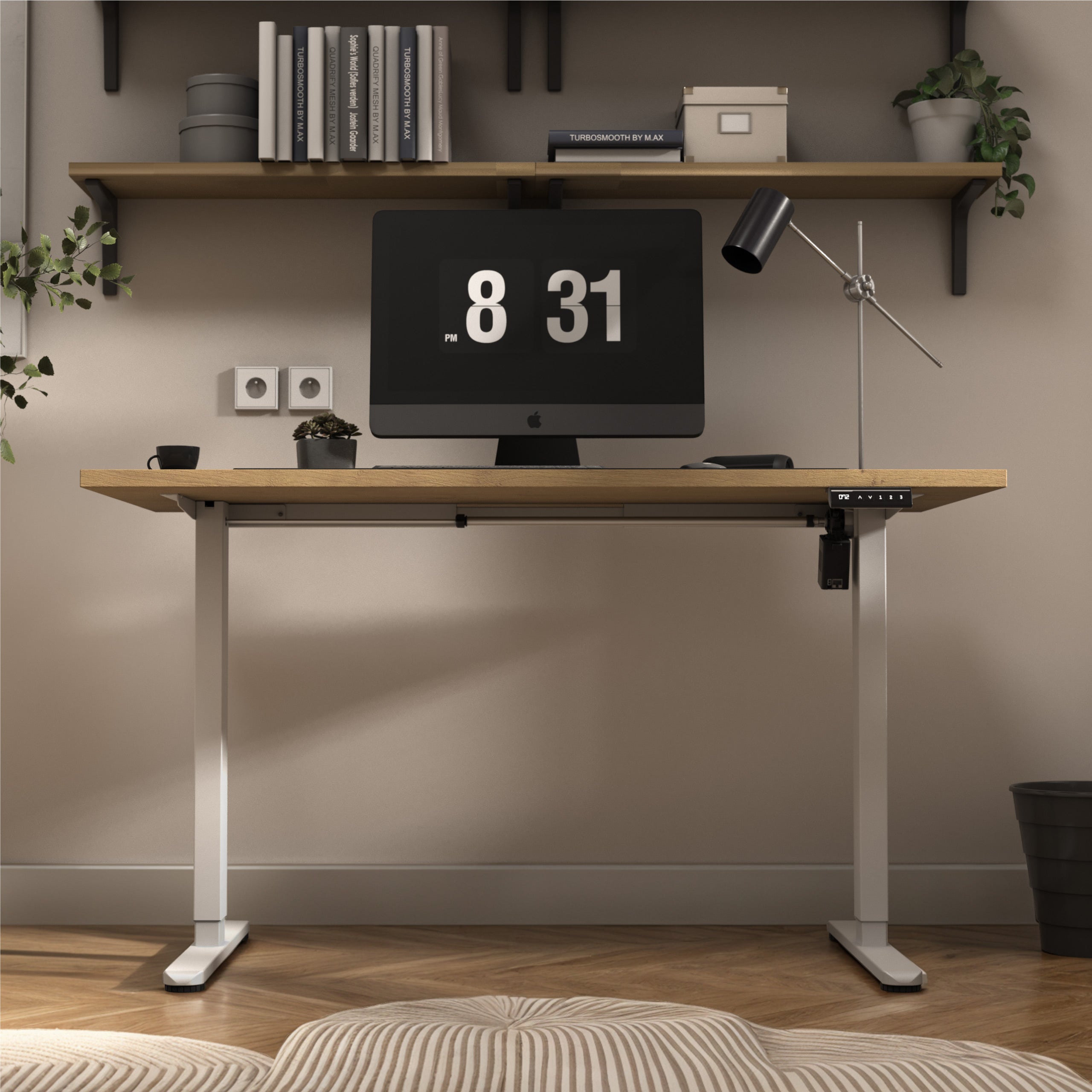Estructura eléctrica para escritorio Mark Adler Xeno 2.1 Blanca