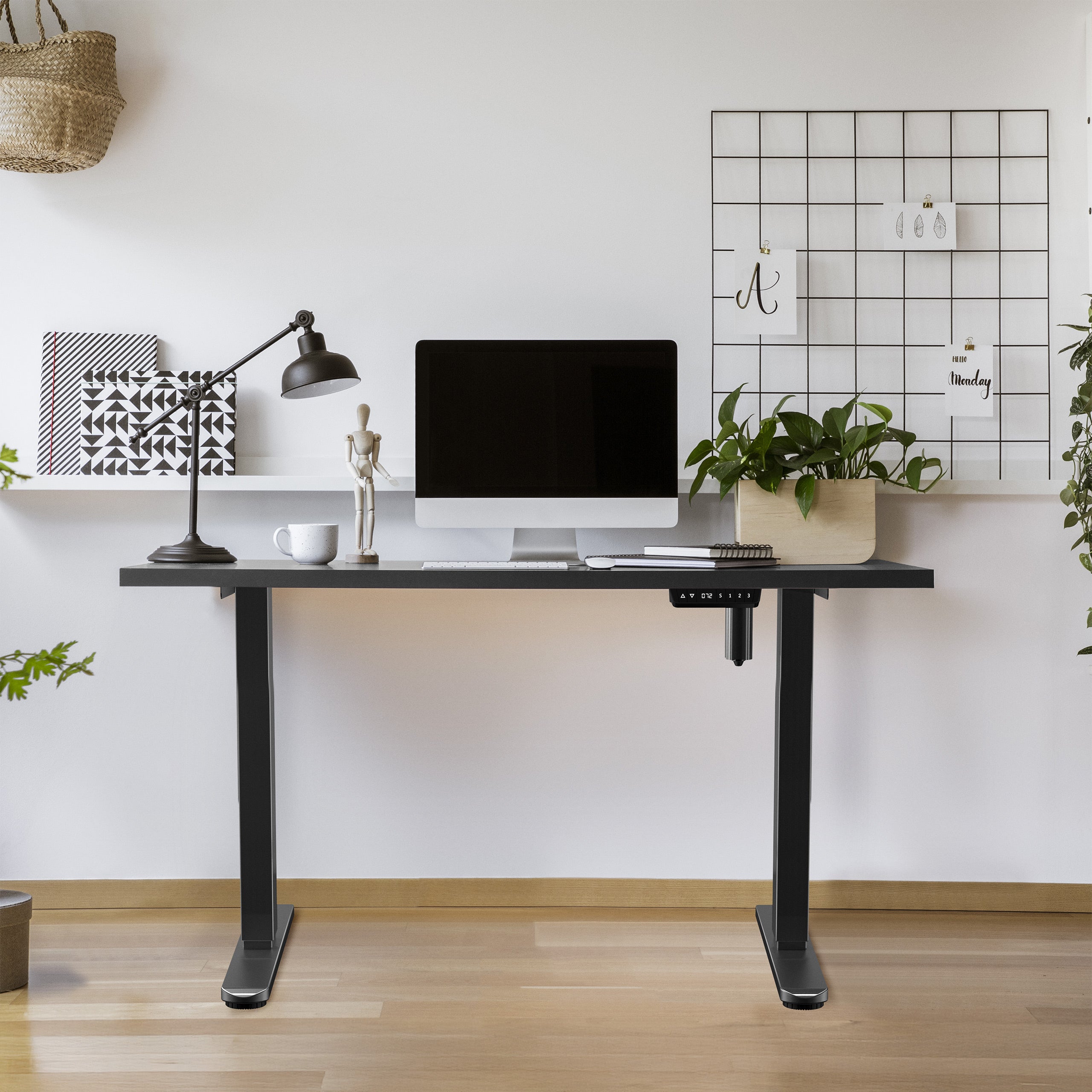 Adapta el soporte eléctrico para escritorio a tus necesidades